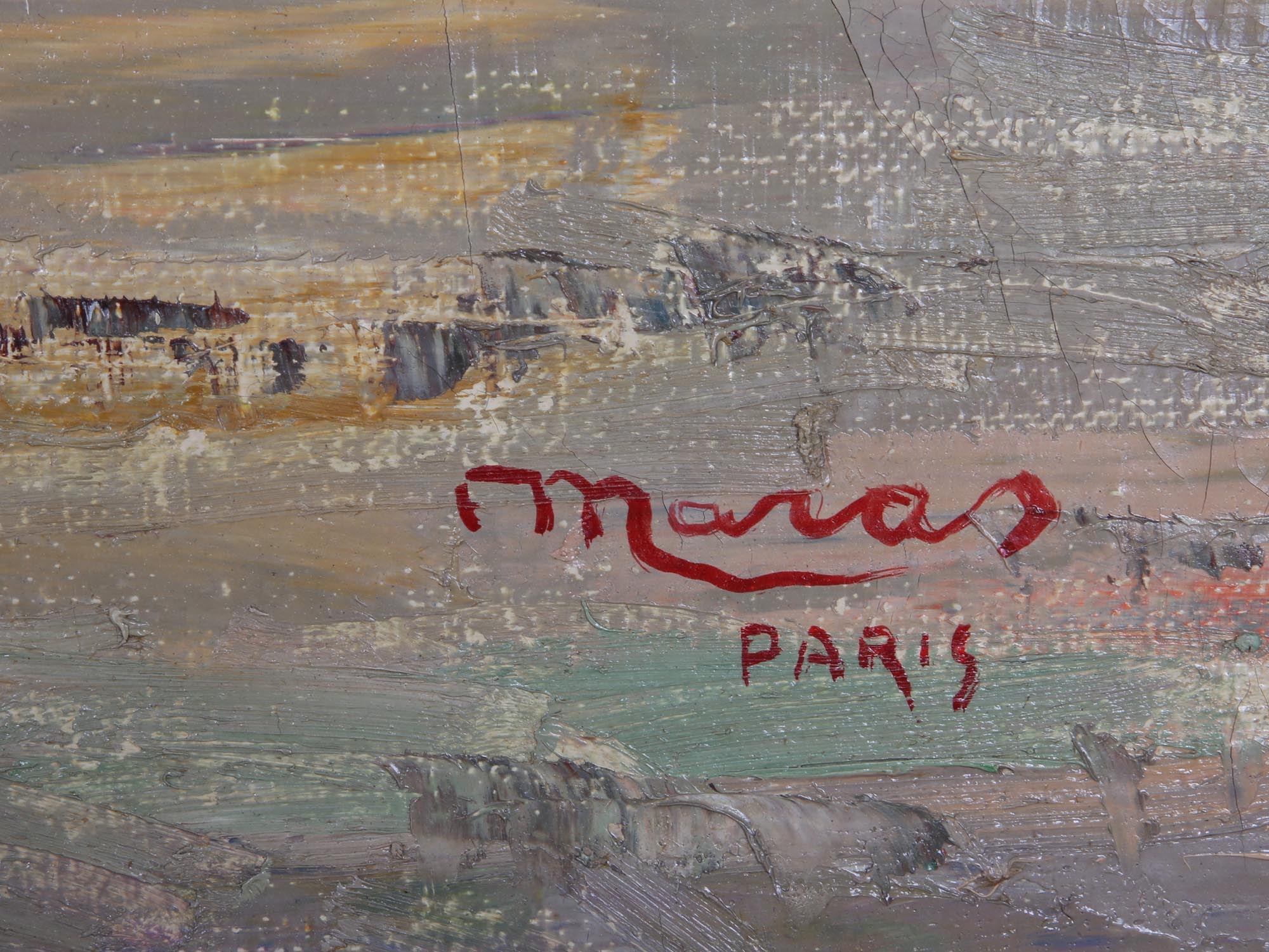 ATTR TO JEAN MARAIS FRENCH SCHOOL OIL PAINTING PIC-3