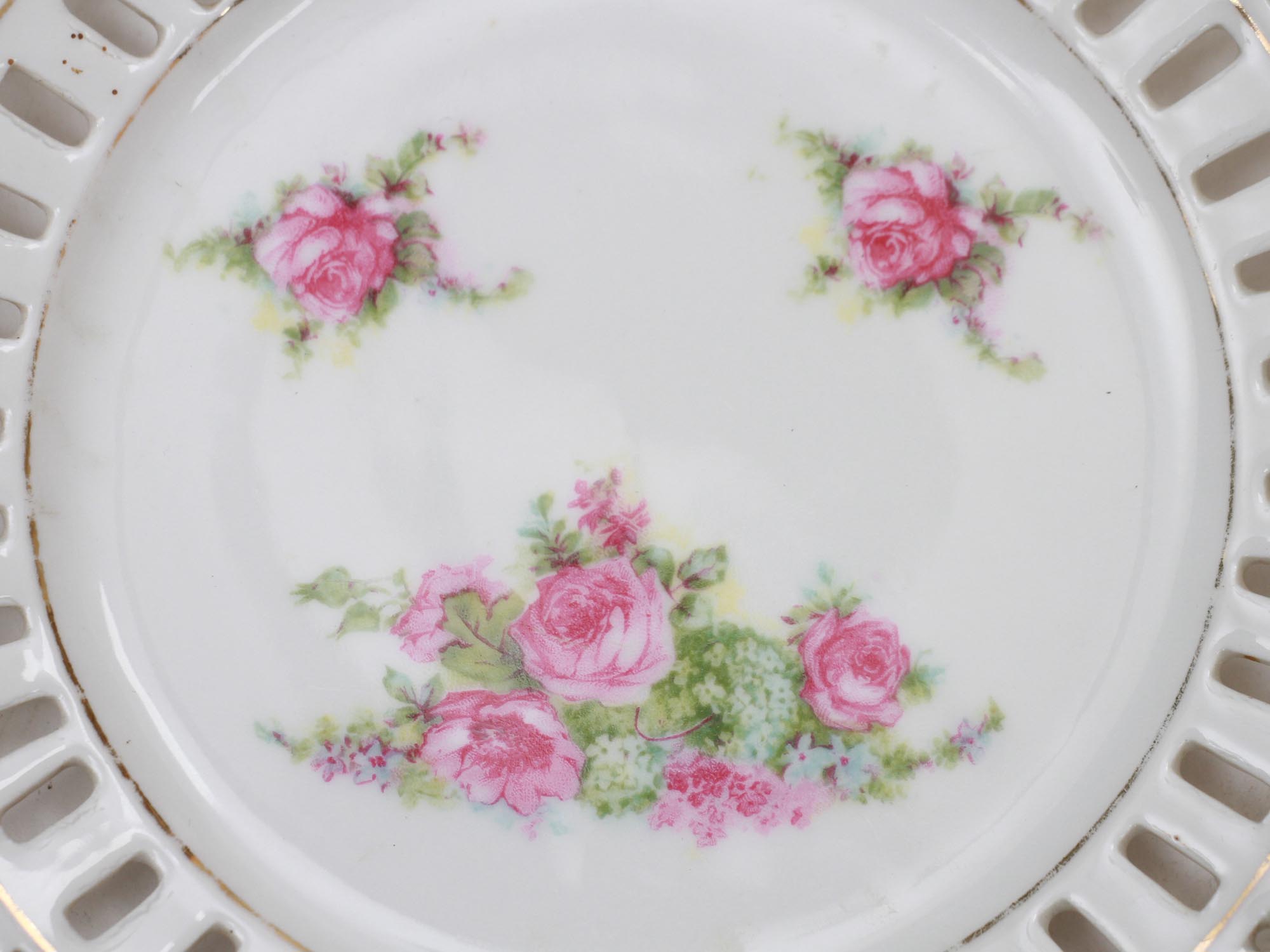 SET OF FIVE VINTAGE PLATES CUP PORCELAIN NORITAKE PIC-6