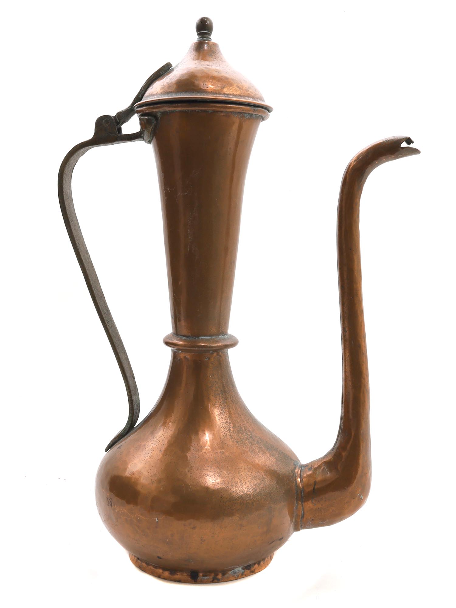 AN ANTIQUE HAND-HAMMERED RUSSIAN EWER, 1900 PIC-0