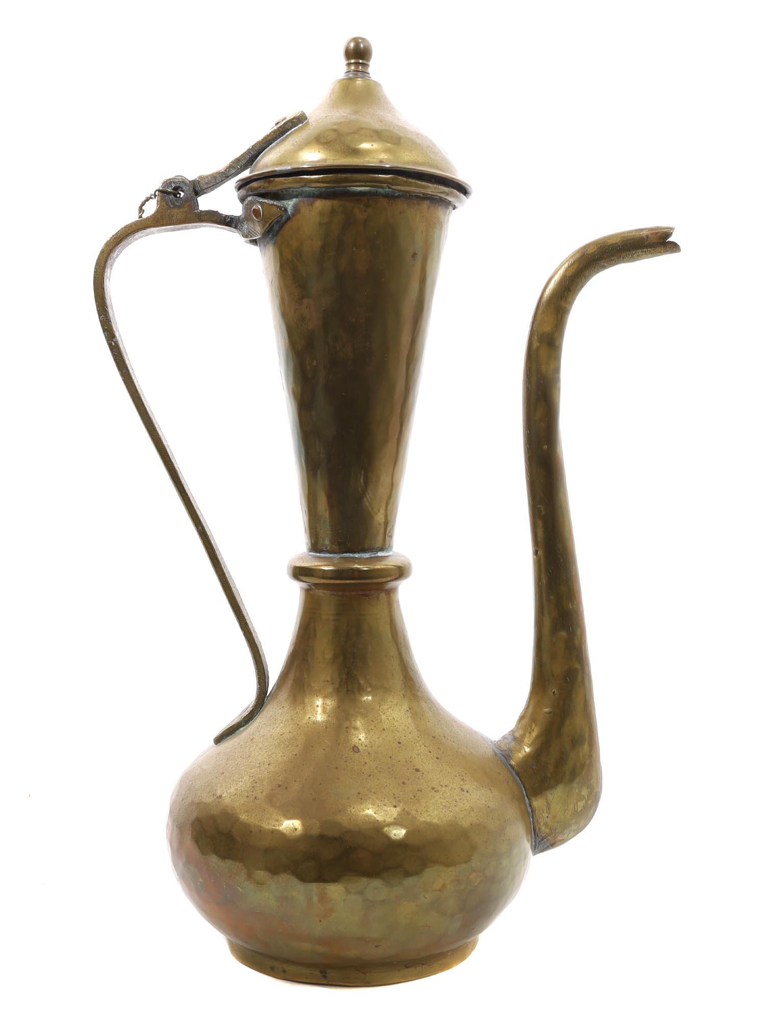 AN ANTIQUE HAND-HAMMERED RUSSIAN EWER, 1900 PIC-0