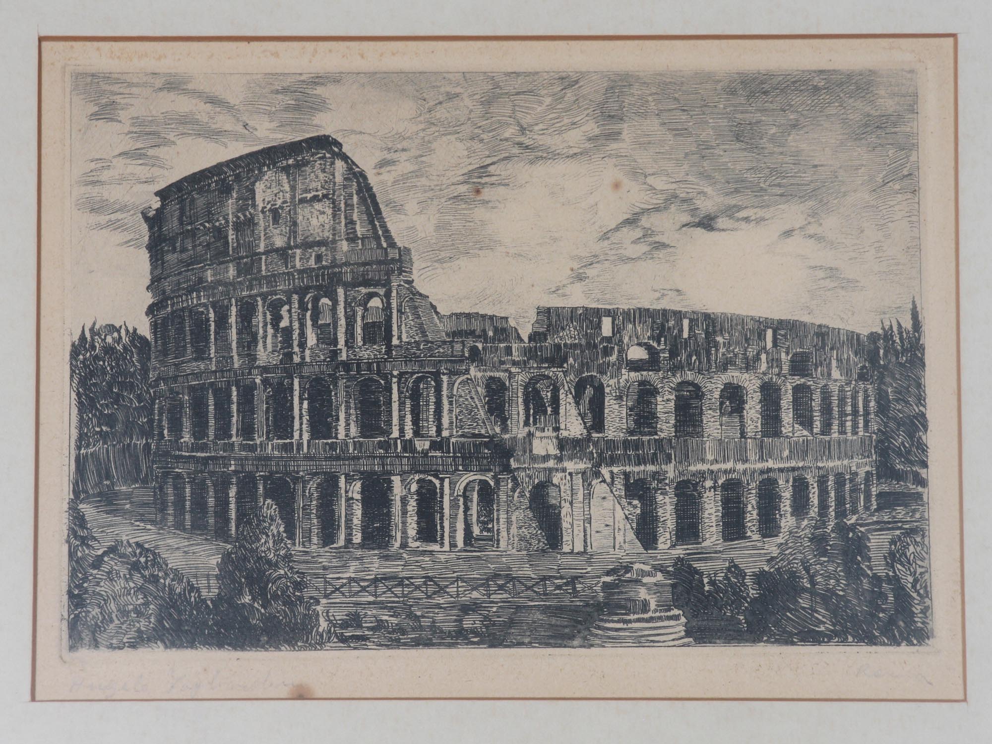 AFTER PIRANESI LITHOGRAPH ENGRAVING ITALIAN VIEWS PIC-7