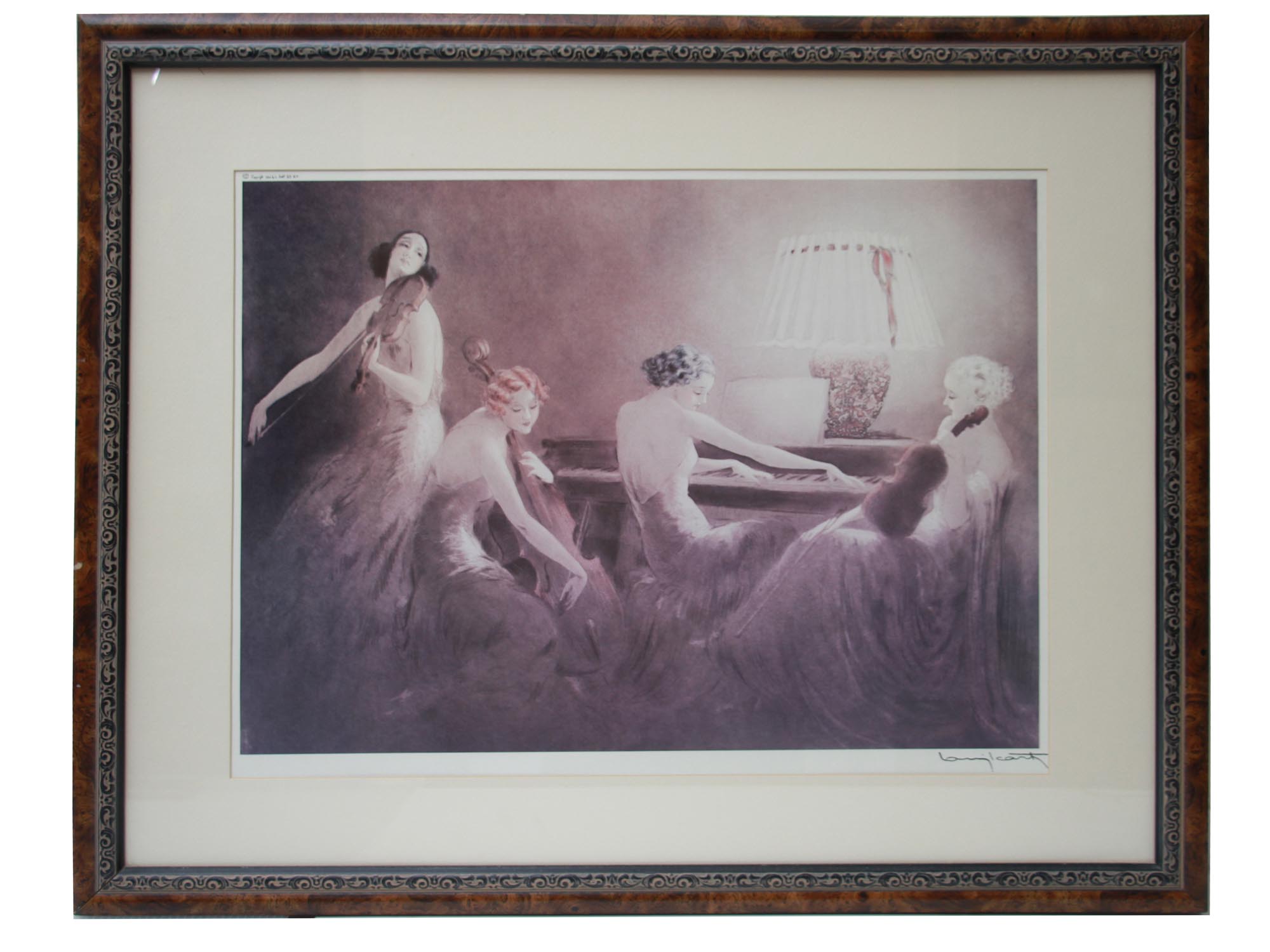 AN AMERICAN FRENCH PAINTED ETCHING BY LOUIS ICART PIC-0