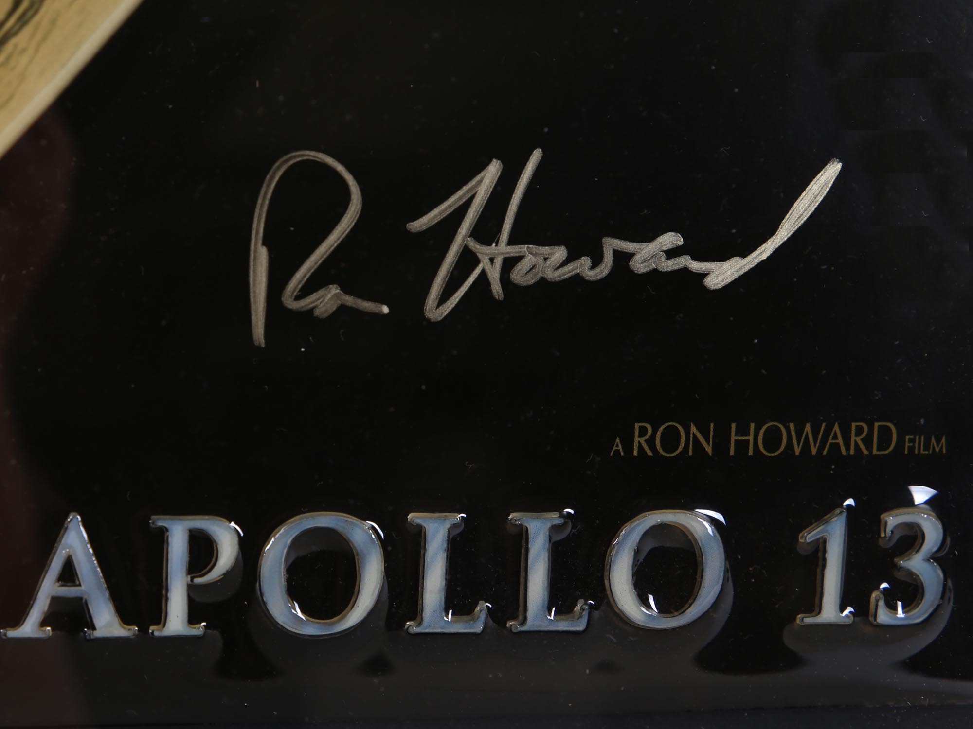 APOLLO 13 MOVIE POSTER SIGNED BY RON HOWARD PIC-2