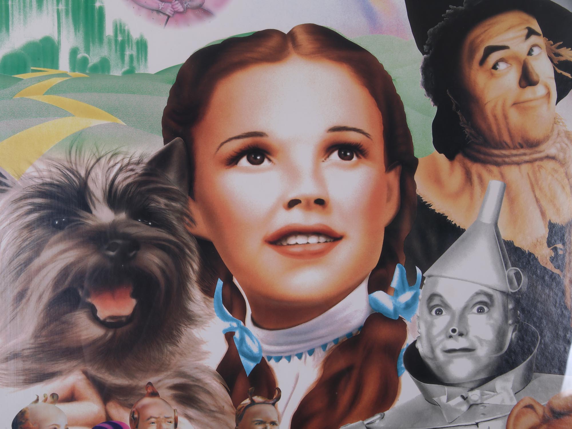 WIZARD OF OZ MOVIE POSTER LIMITED EDITION SIGNED PIC-2