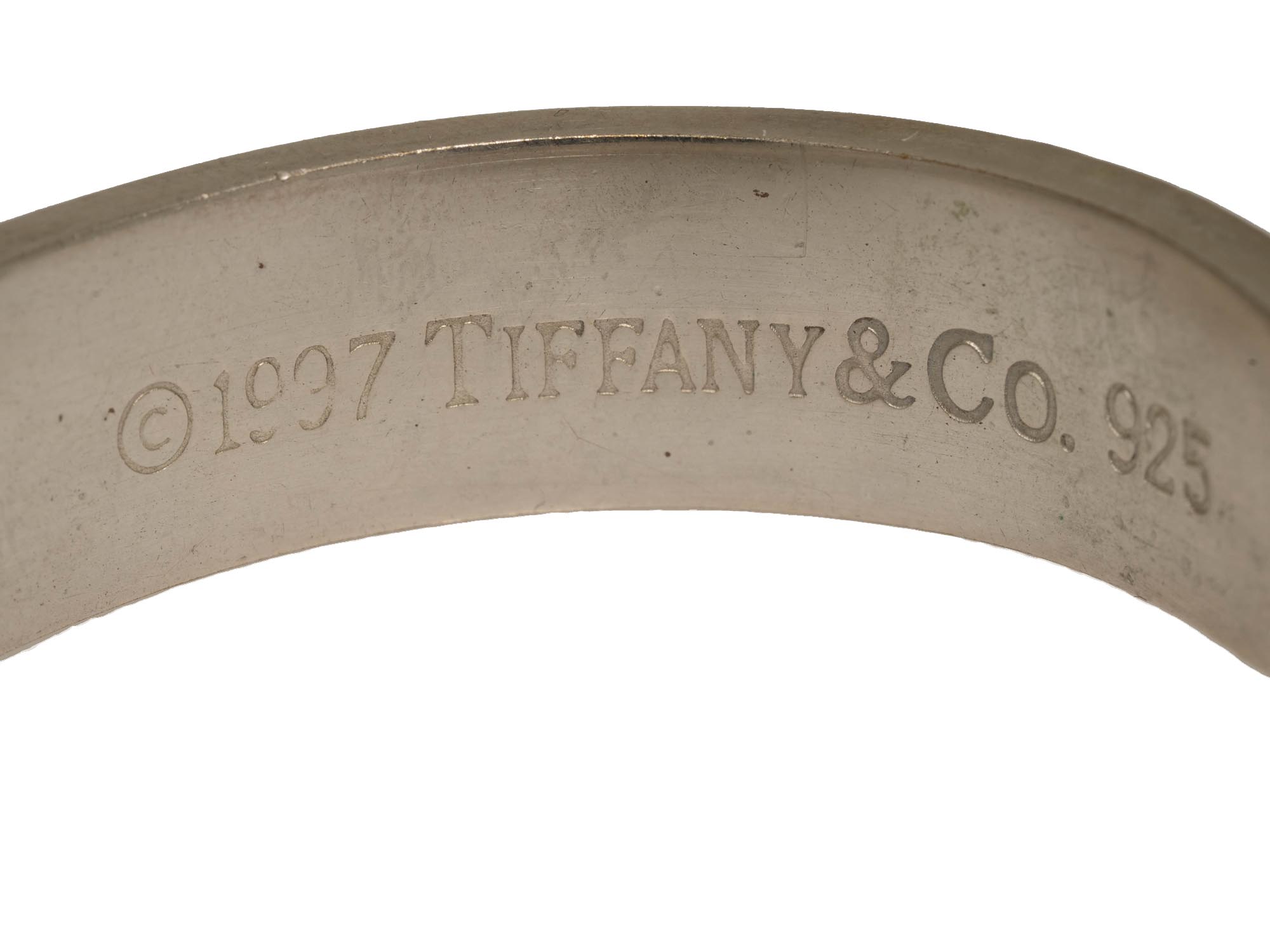 A TIFFANY STERLING SILVER 1837 CUFF BRACELET PIC-3