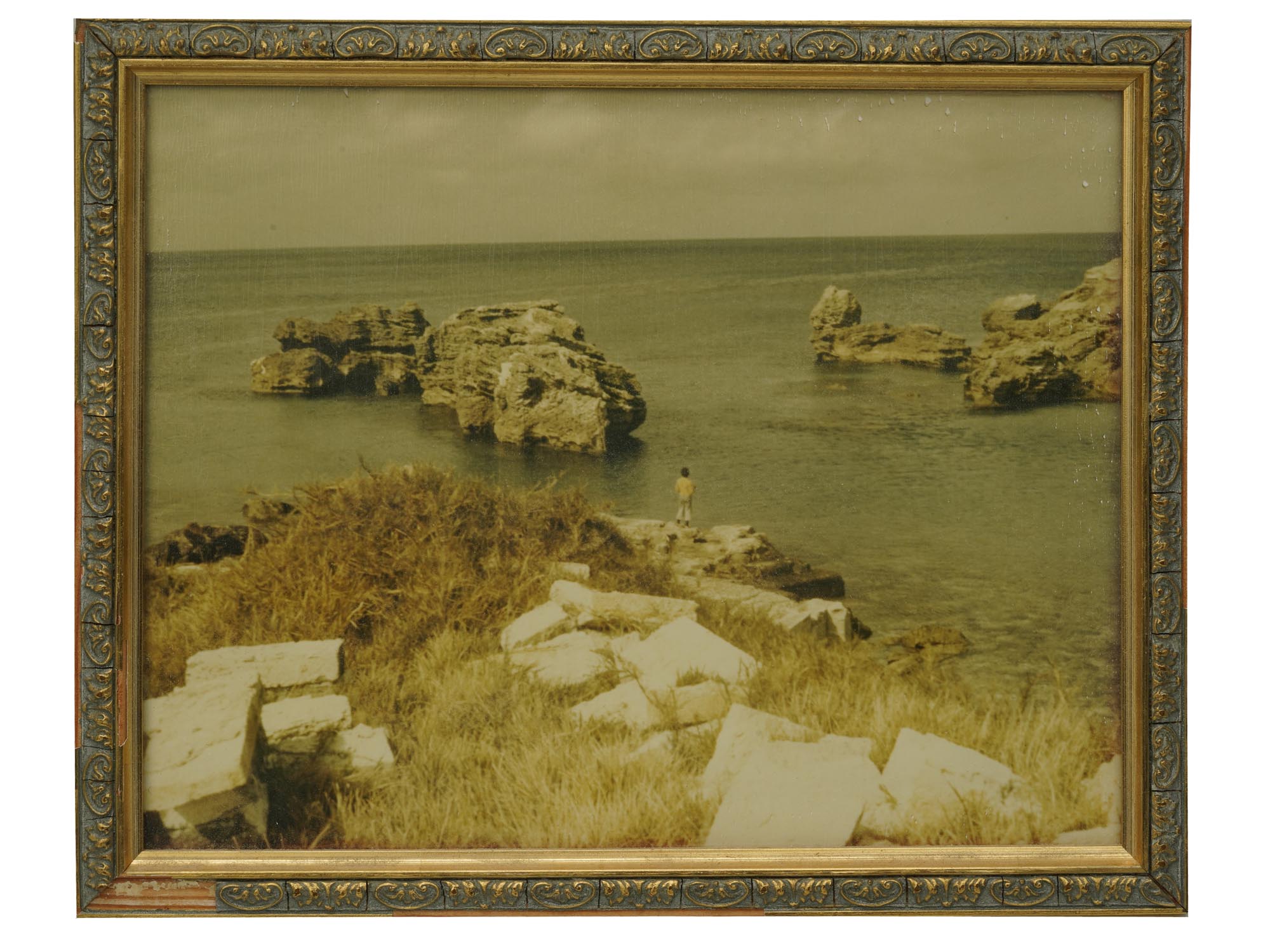 A LOT OF TWO VINTAGE SEASCAPE COLOR PHOTOS PIC-1