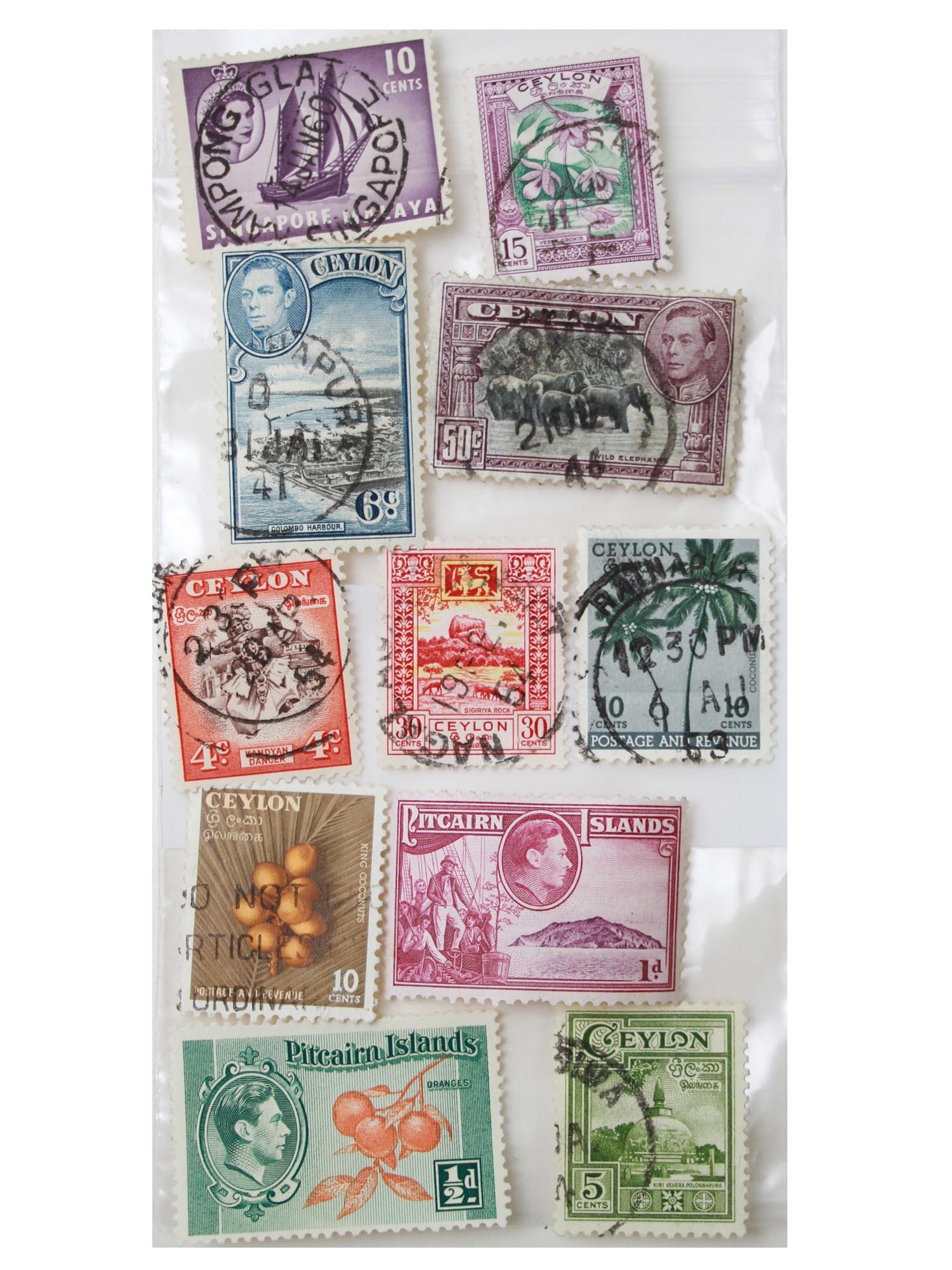 ANTIQUE BRITISH EMPIRE AND COLONIES POST STAMPS PIC-5