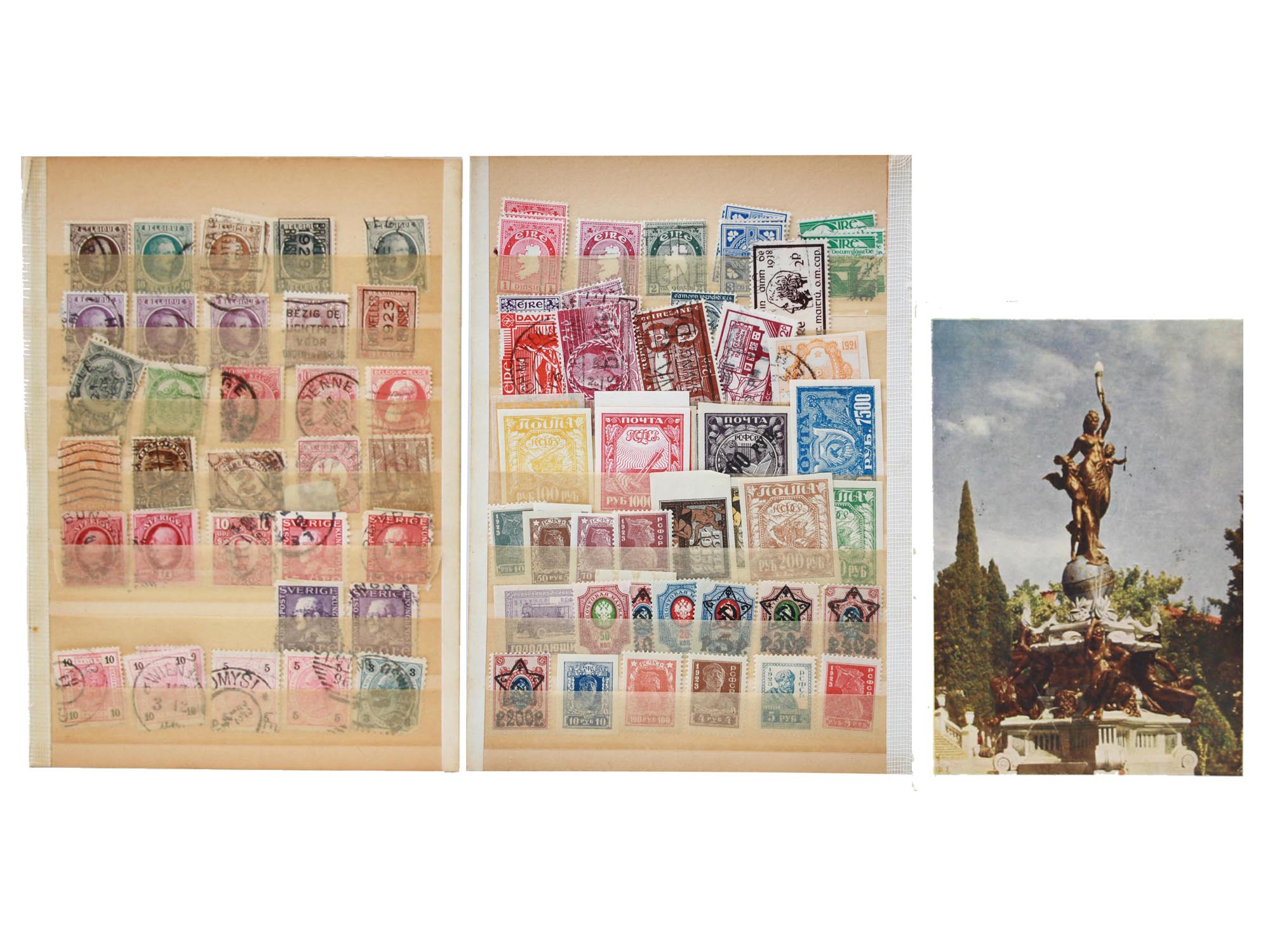 VINTAGE STAMPS FROM EUROPEAN COUNTRIES PIC-0