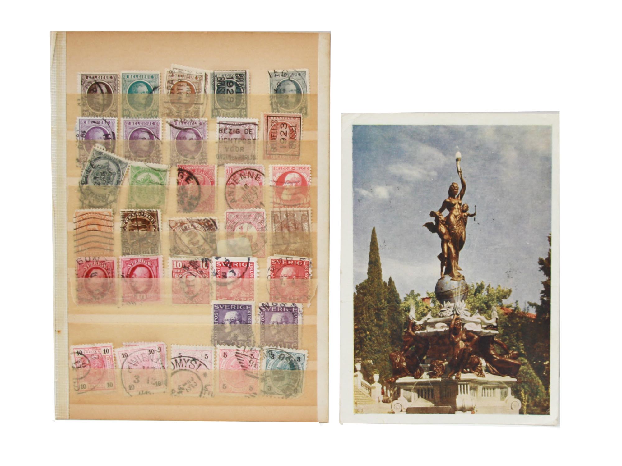 VINTAGE STAMPS FROM EUROPEAN COUNTRIES PIC-1
