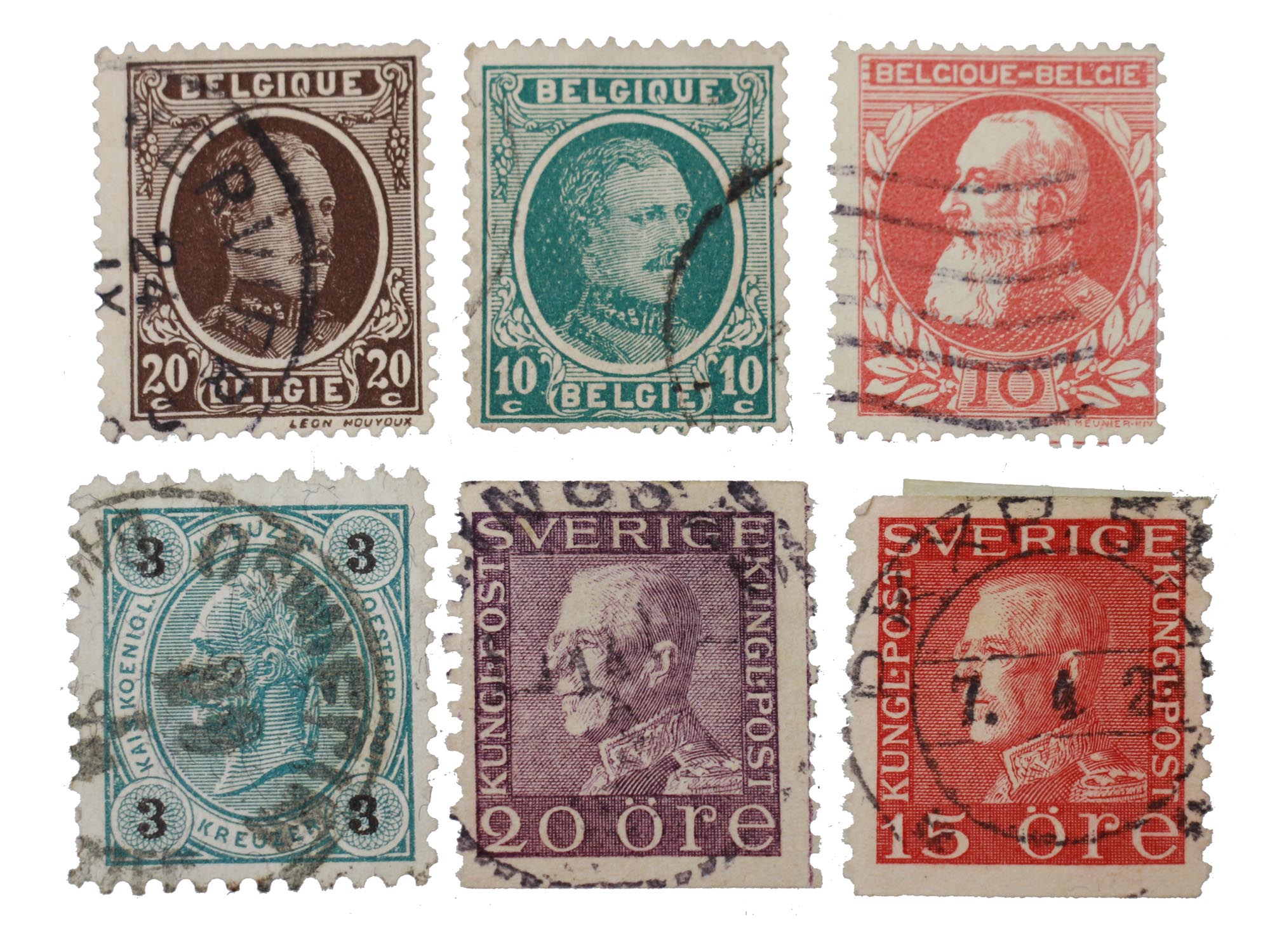 VINTAGE STAMPS FROM EUROPEAN COUNTRIES PIC-5