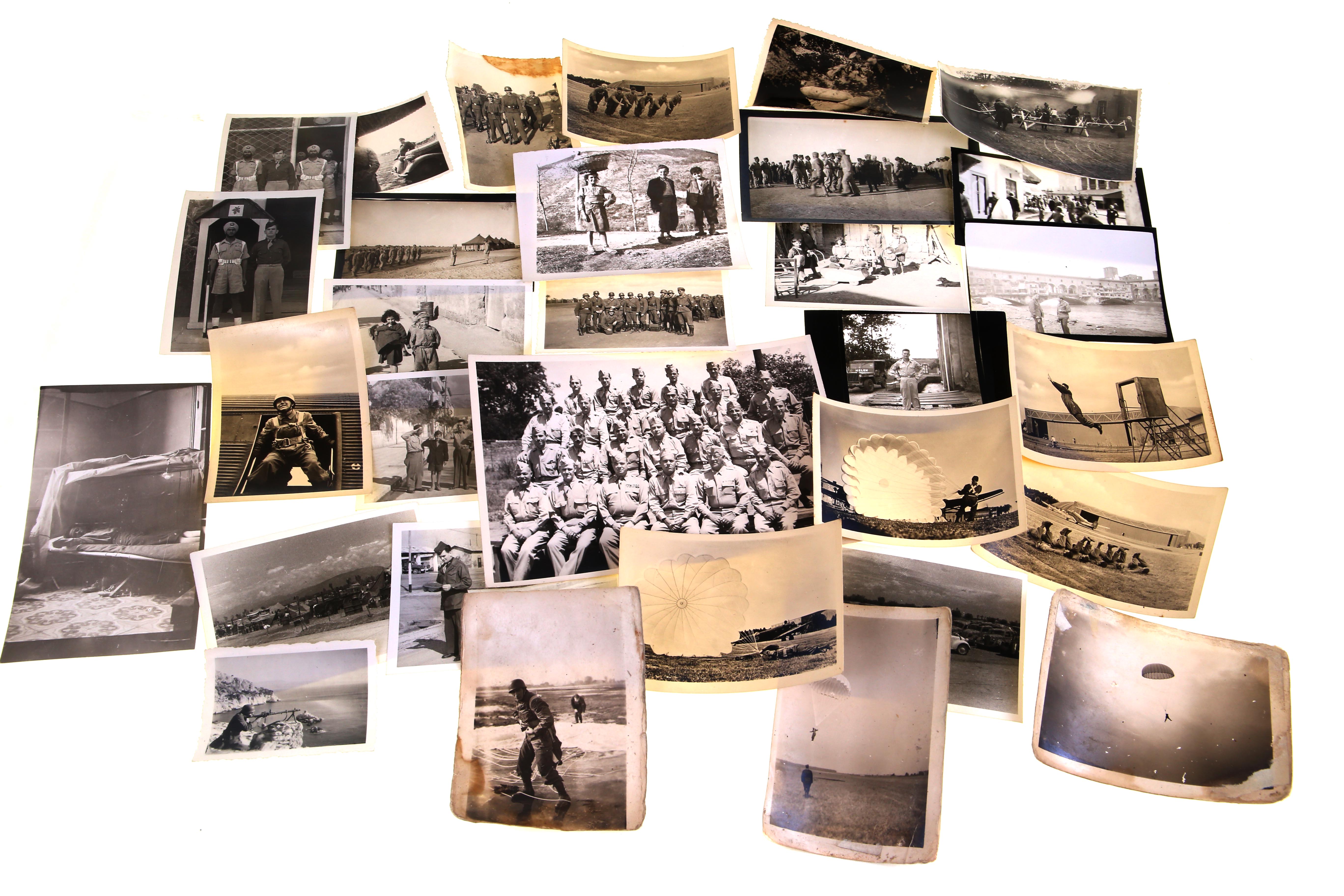 LARGE COLLECTION OF WWII ORIGINAL PHOTOS AND DOCS PIC-1