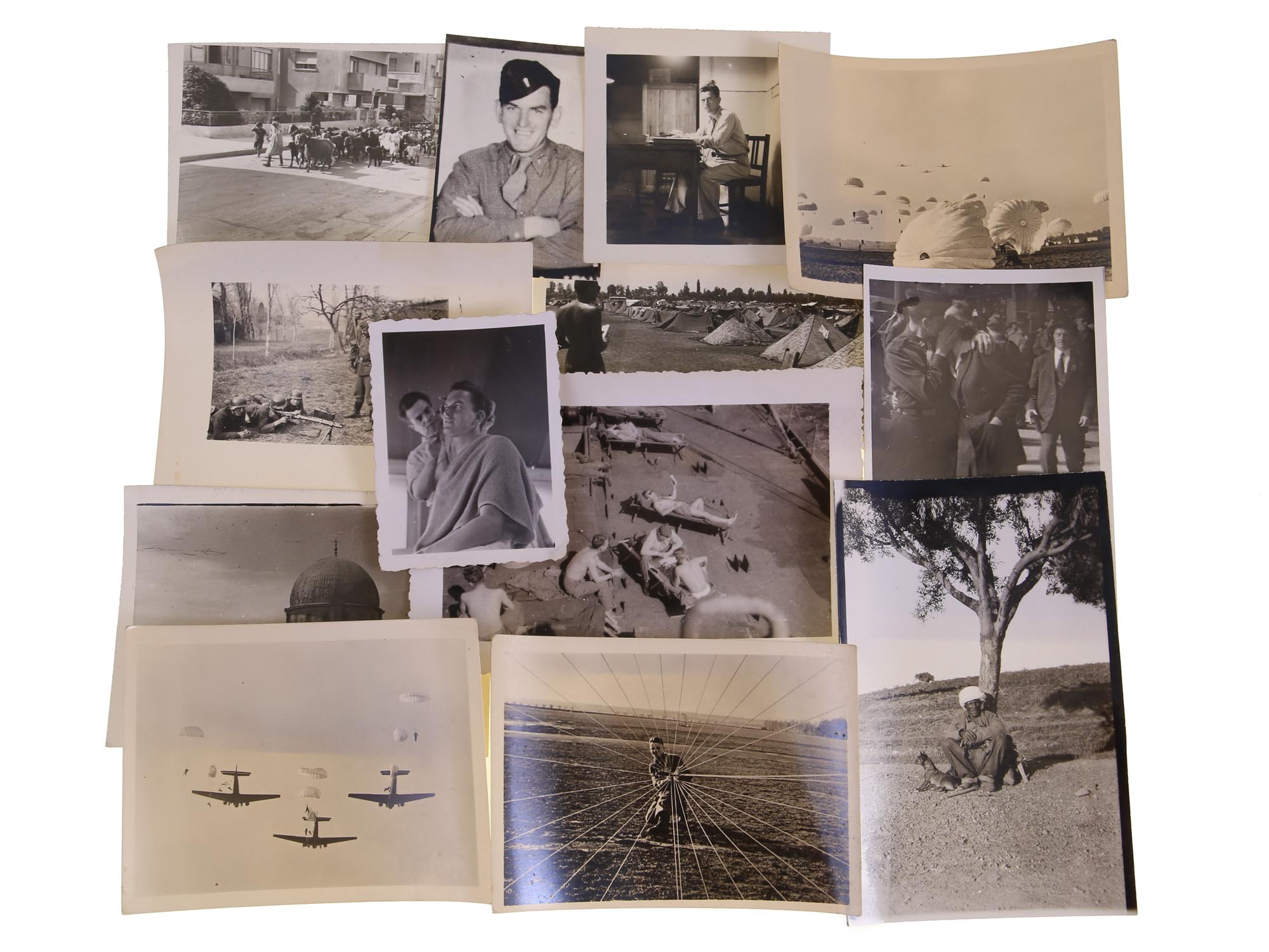 LARGE COLLECTION OF WWII ORIGINAL PHOTOS AND DOCS PIC-4