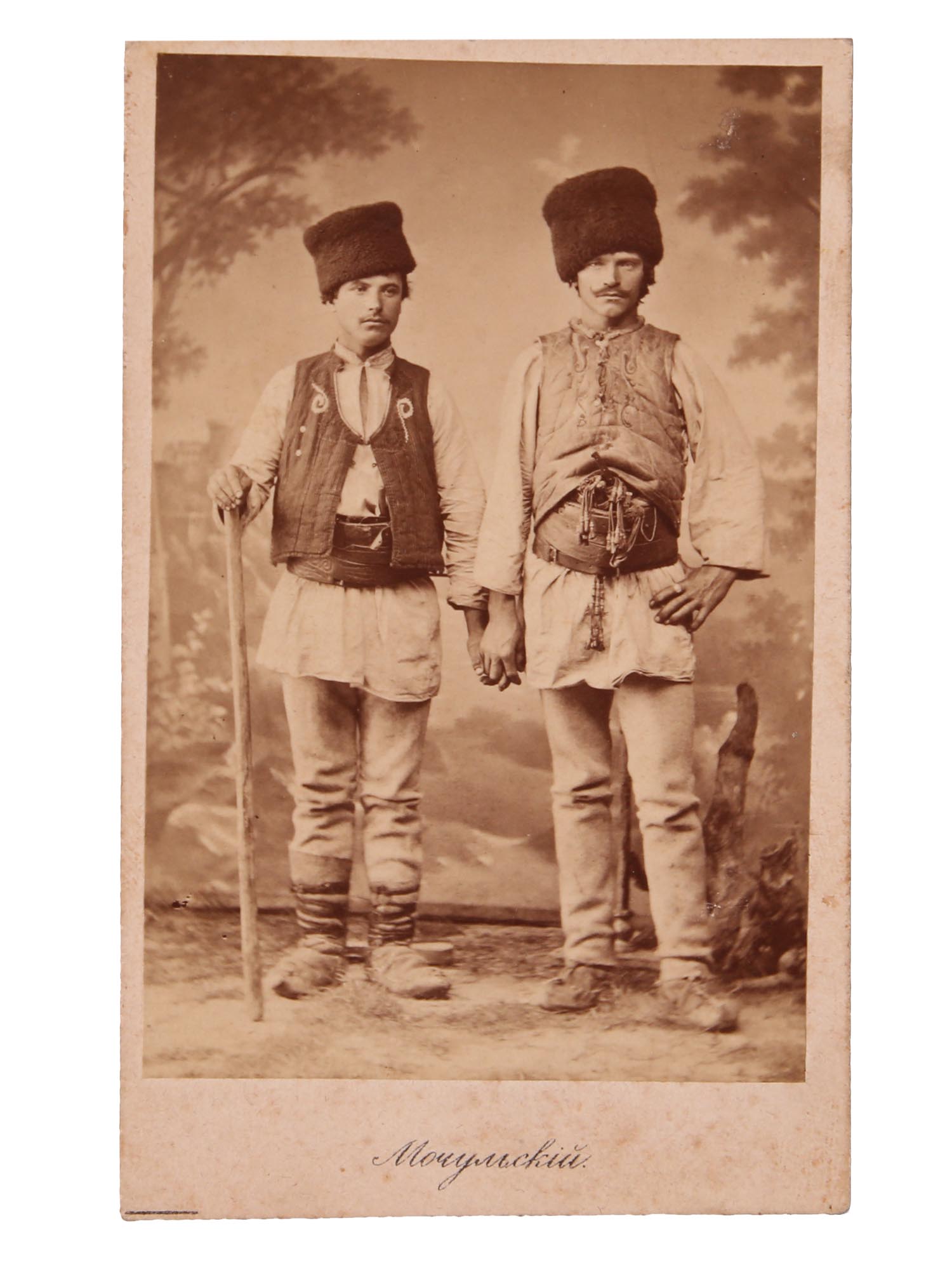 RARE ANTIQUE PHOTO PORTRAITS OF RUSSIAN LOCALS PIC-4