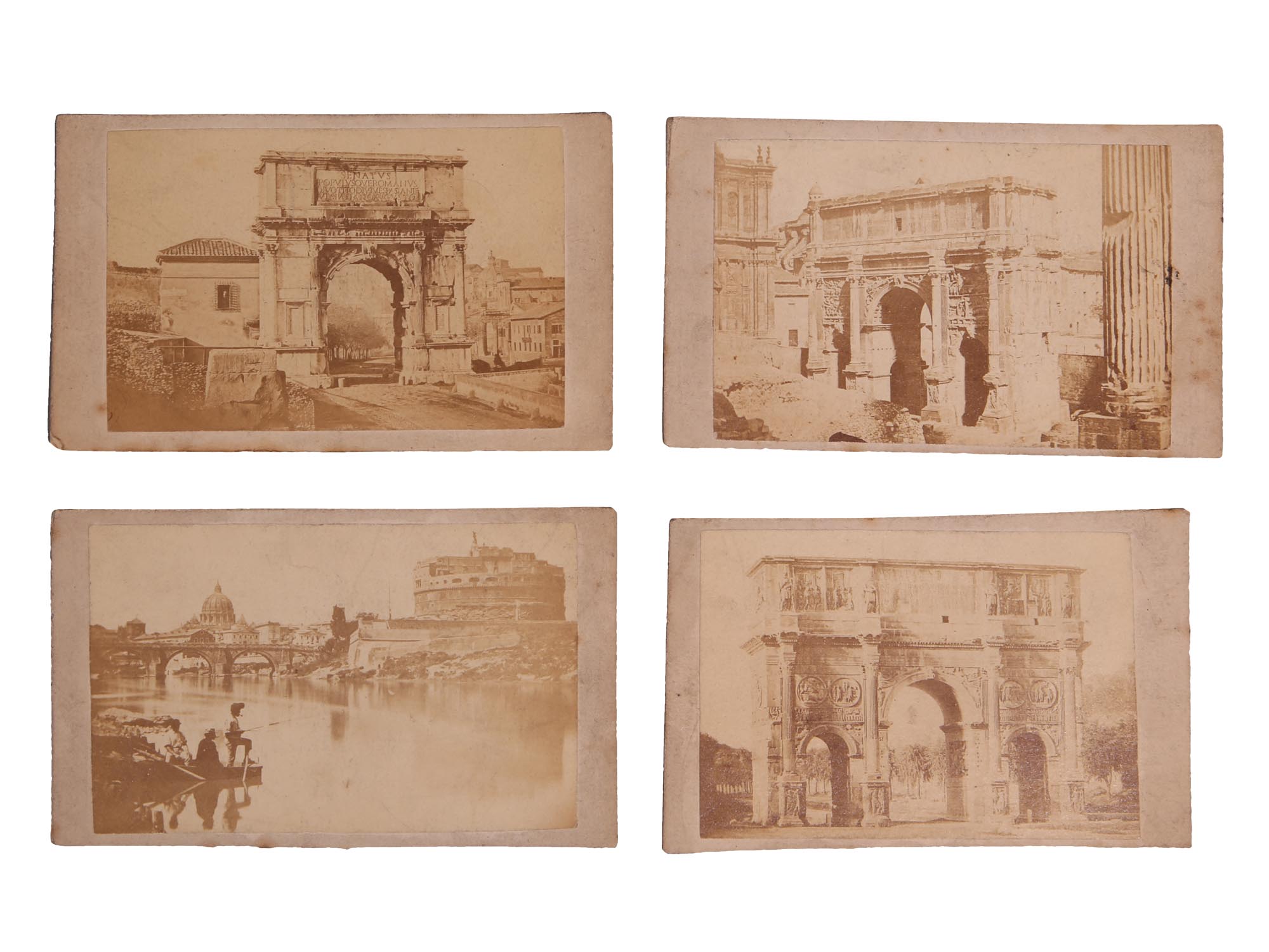 ANTIQUE PHOTOGRAPHS OF ROMAN PEOPLE AND MONUMENTS PIC-3