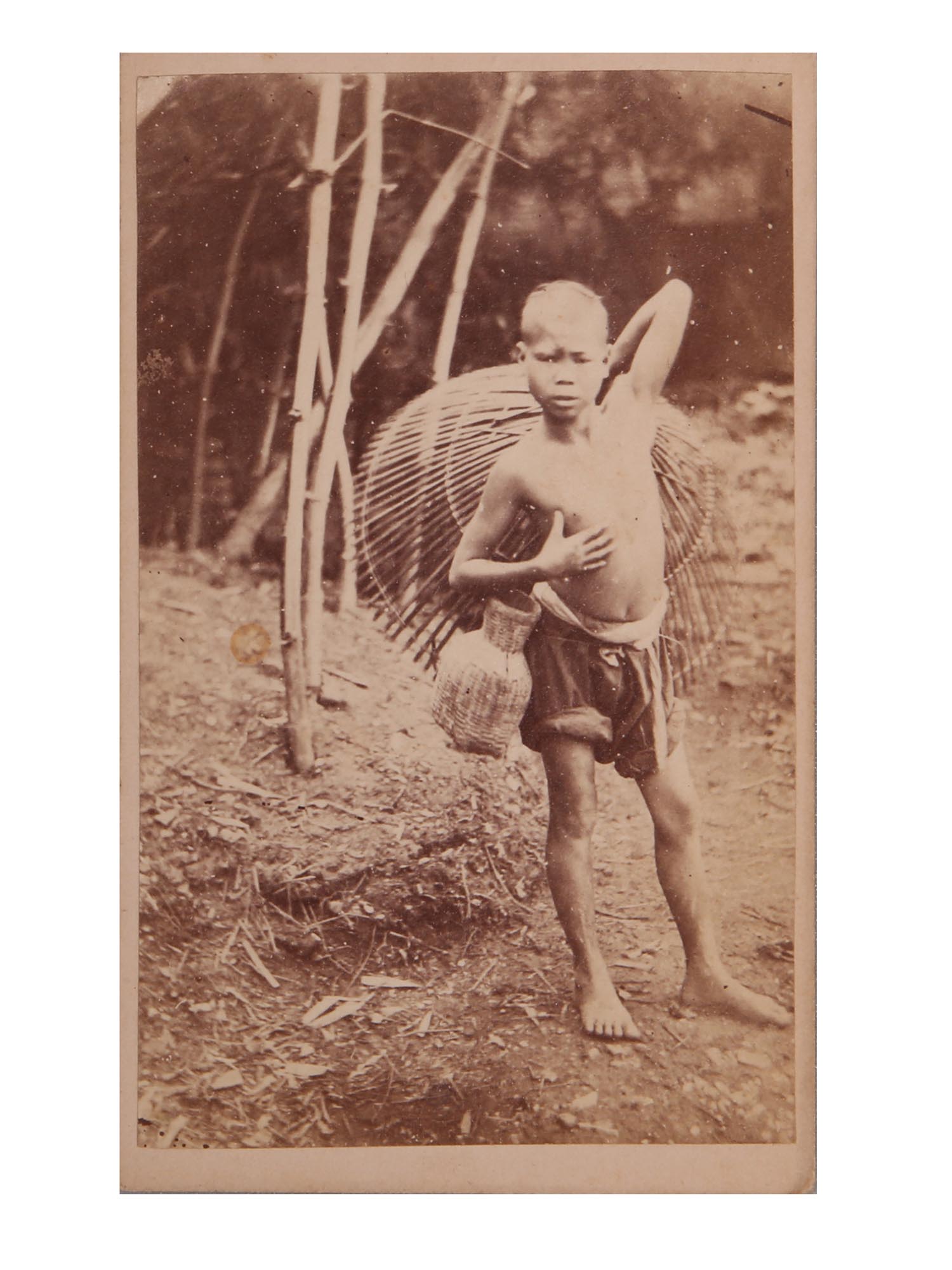 A SET OF RARE ANTIQUE 1880S JAPANESE PHOTOS PIC-5