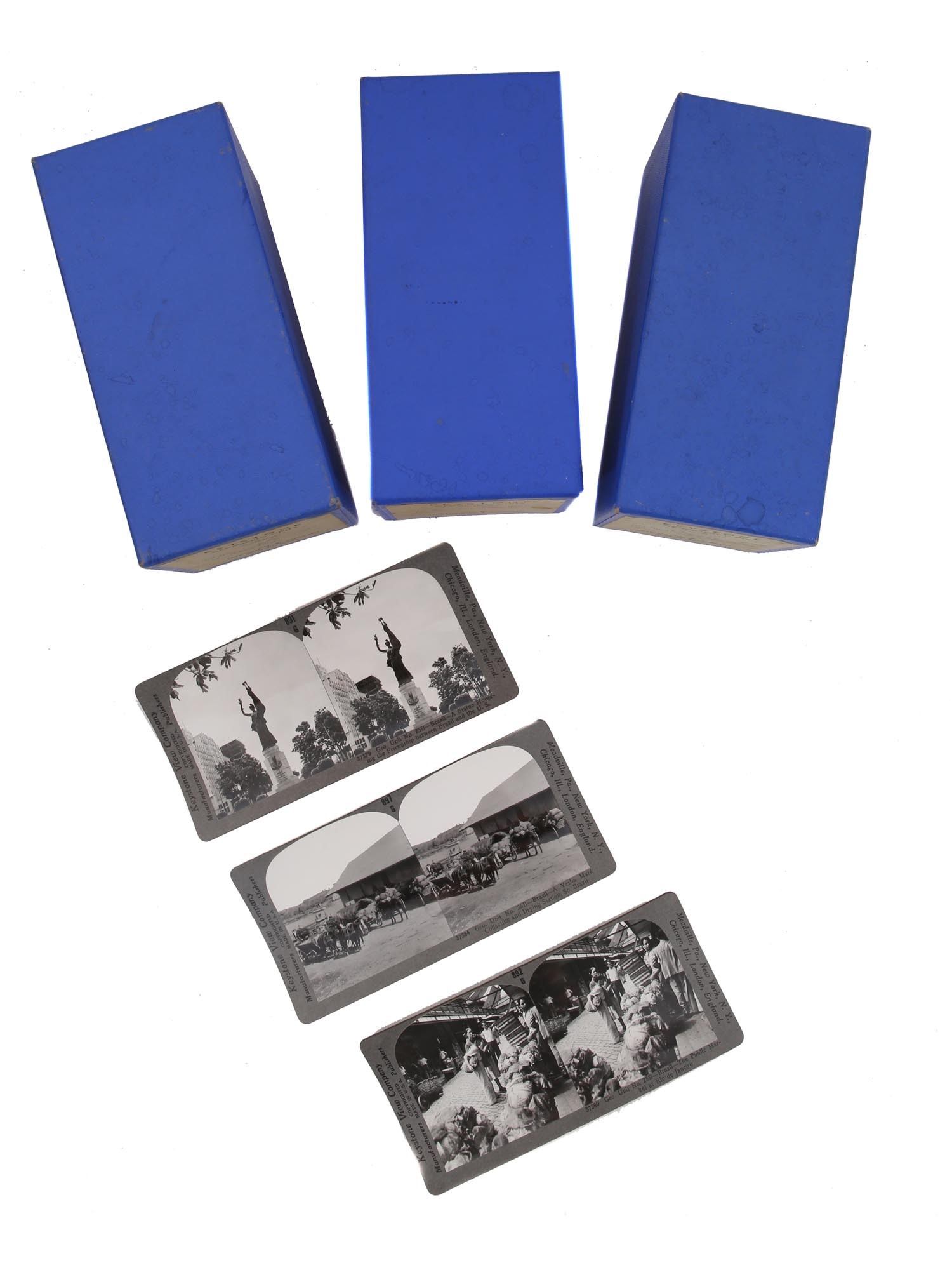 ANTIQUE STEREOSCOPE PHOTO CARDS SET PIC-3