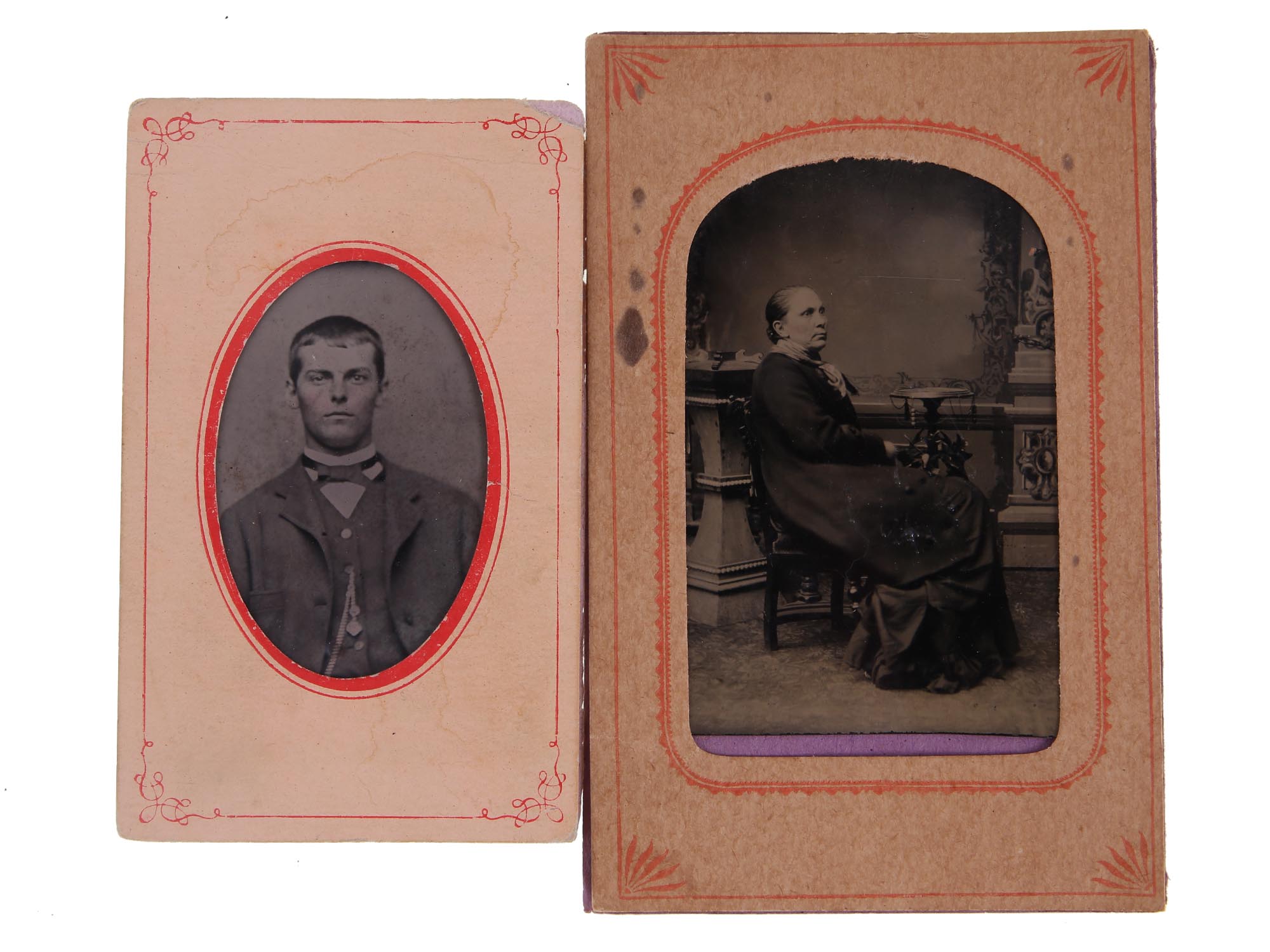ANTIQUE 1800S RARE TINTYPE PHOTOS AND GLASS PLATES PIC-2