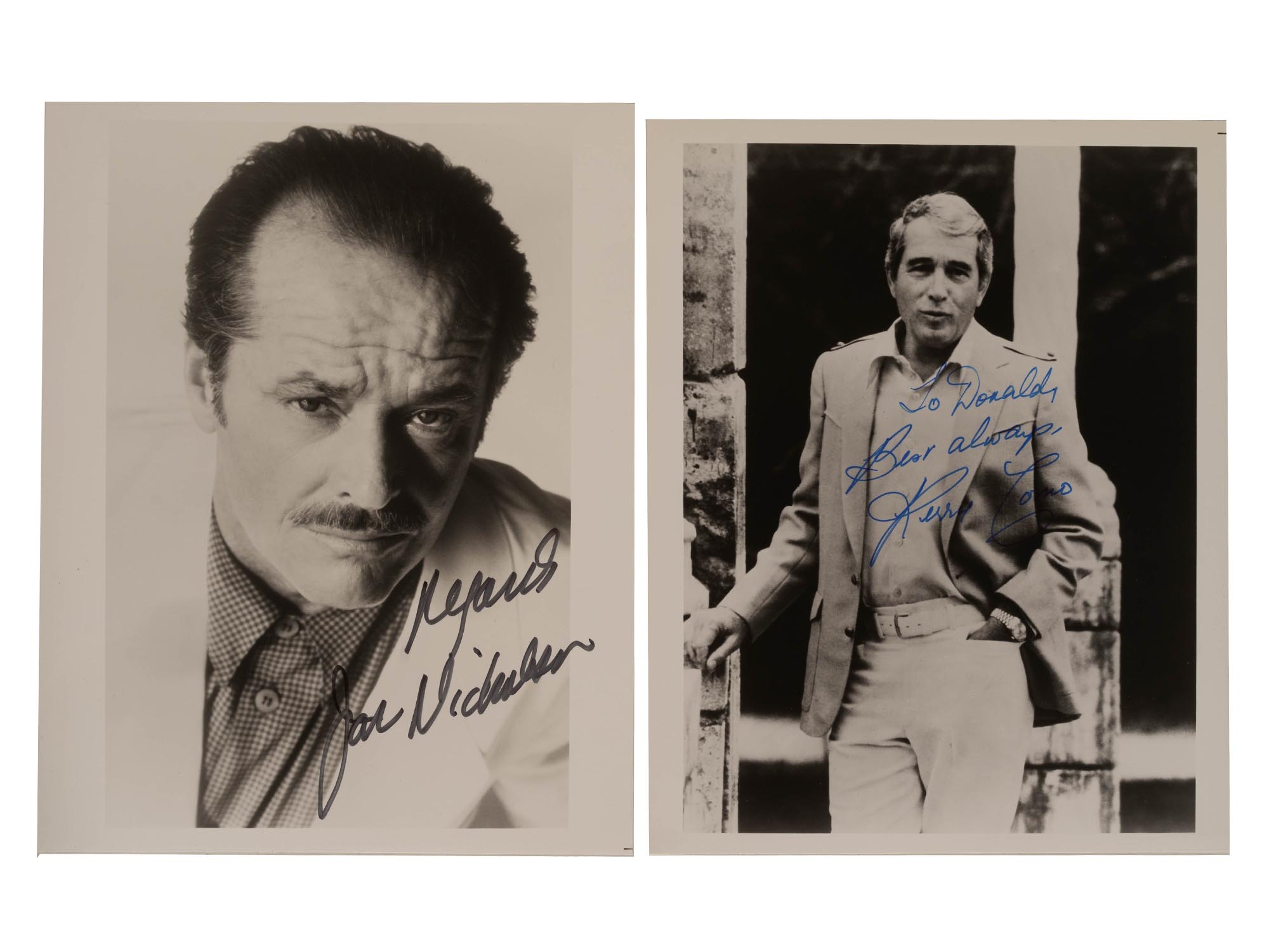 JACK NICHOLSON AND OTHER CELEBRITIES AUTOGRAPHS PIC-2