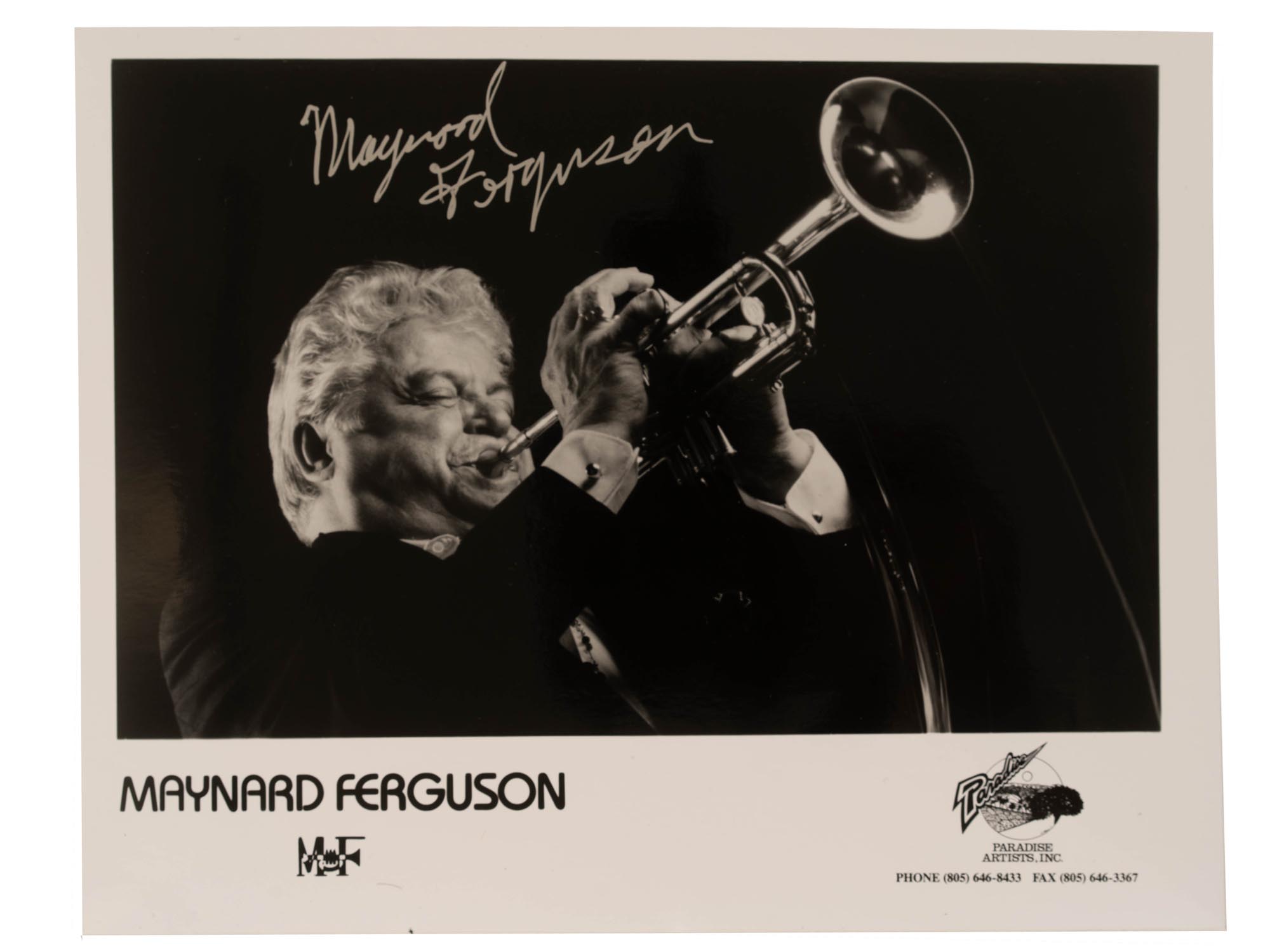 FAMOUS JAZZ MUSICIANS AND ACTOR PHOTO AUTOGRAPHS PIC-2