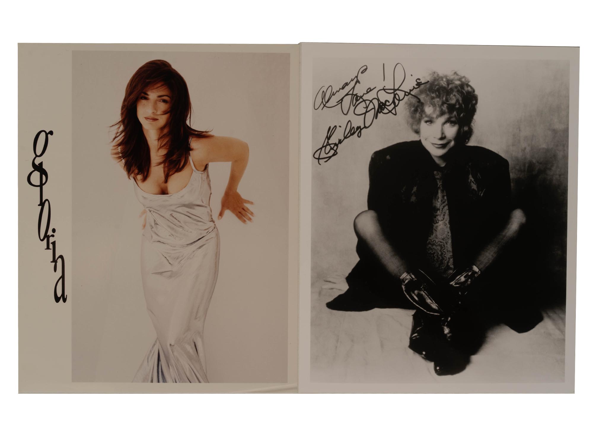 FIVE AUTOGRAPH PHOTOS SIGNED AMERICAN CELEBRITIES PIC-1