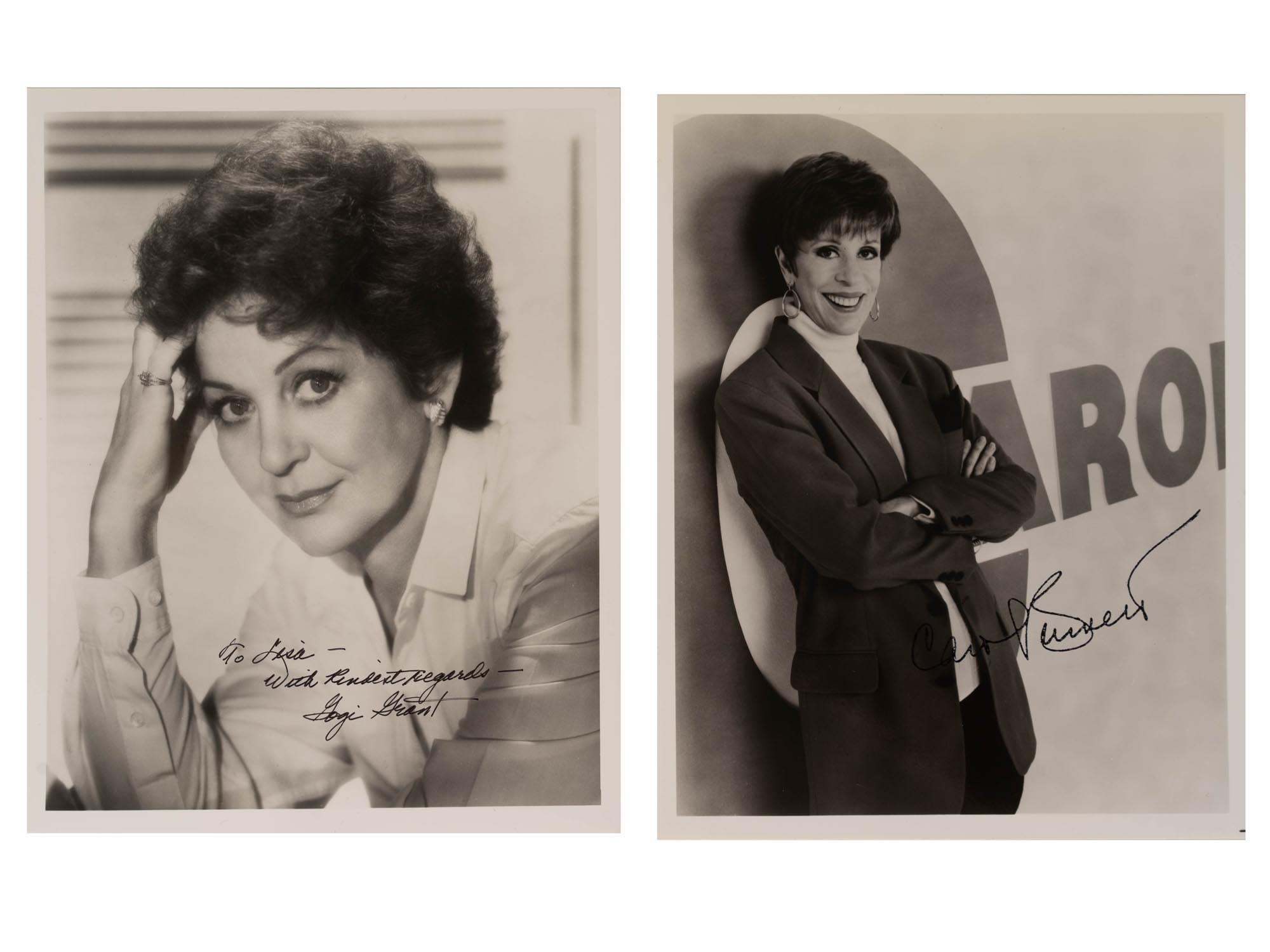 FIVE AUTOGRAPH PHOTOS SIGNED AMERICAN CELEBRITIES PIC-2