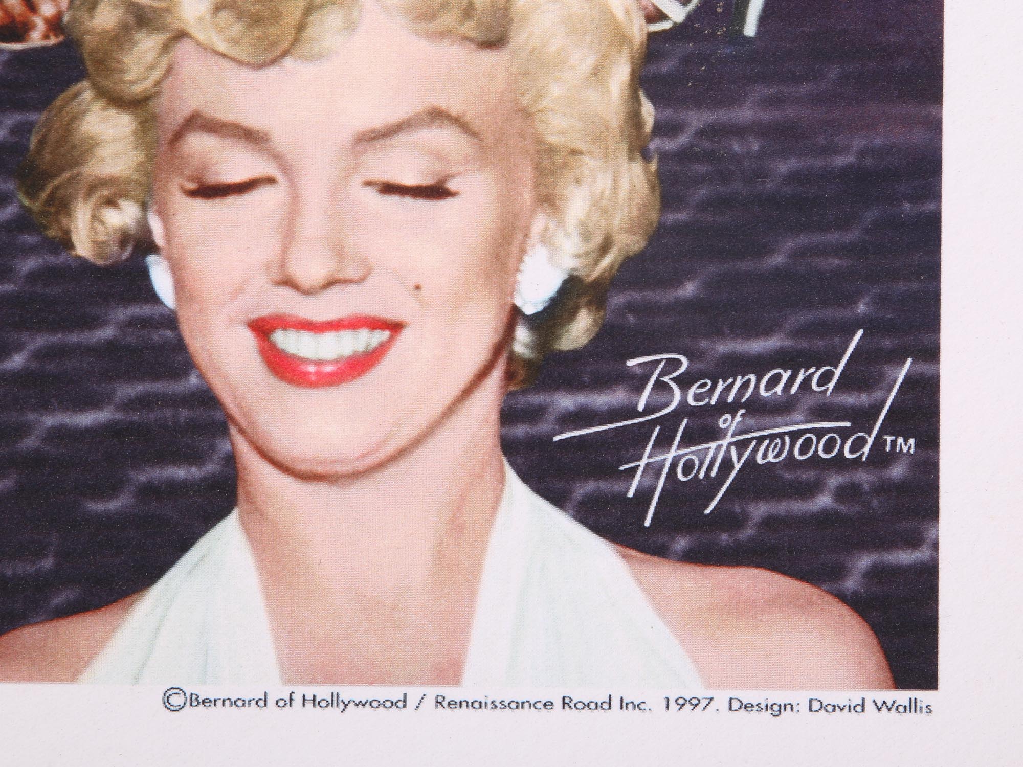 RARE COLLAGE PHOTO MONROE BY BERNARD OF HOLLYWOOD PIC-1