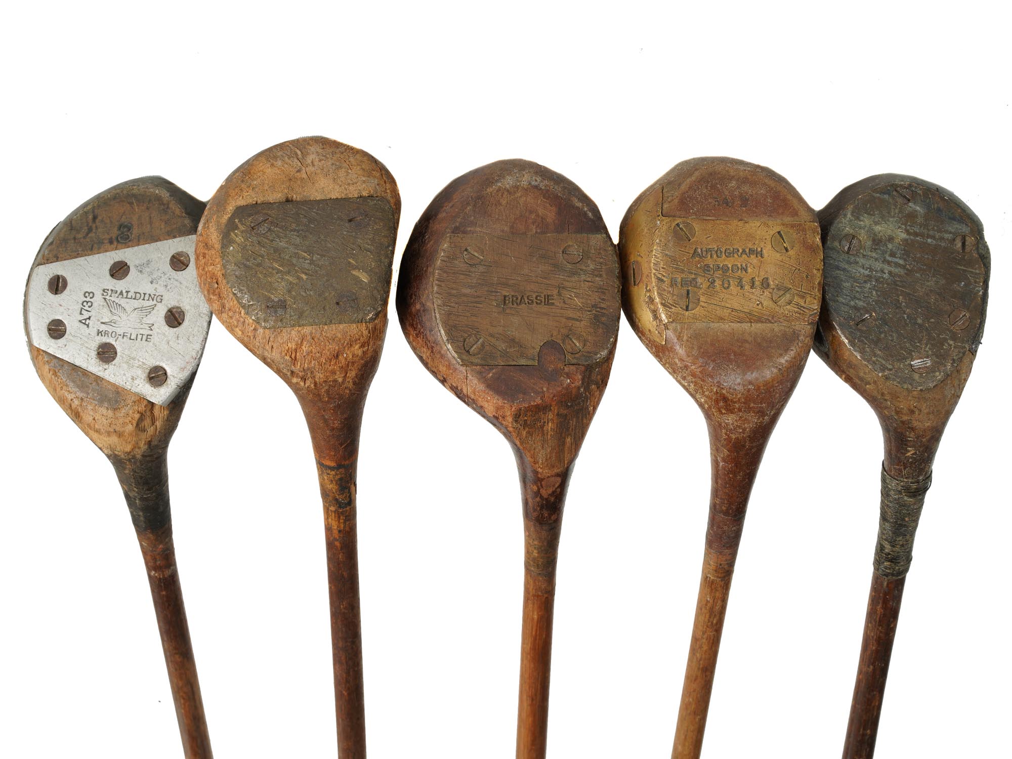 NINE VINTAGE GOLF CLUBS COLLECTION PIC-3