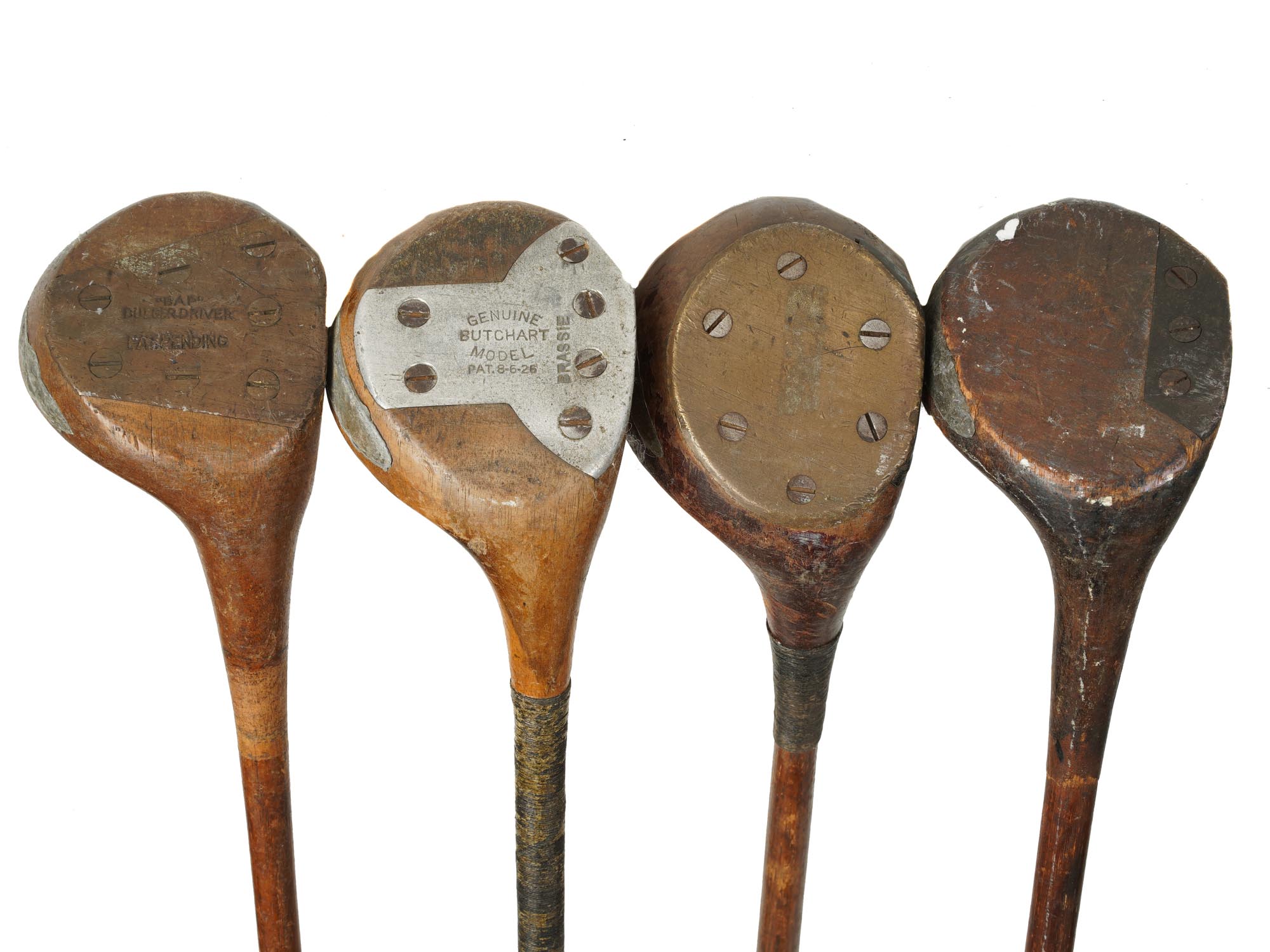 NINE VINTAGE GOLF CLUBS COLLECTION PIC-4