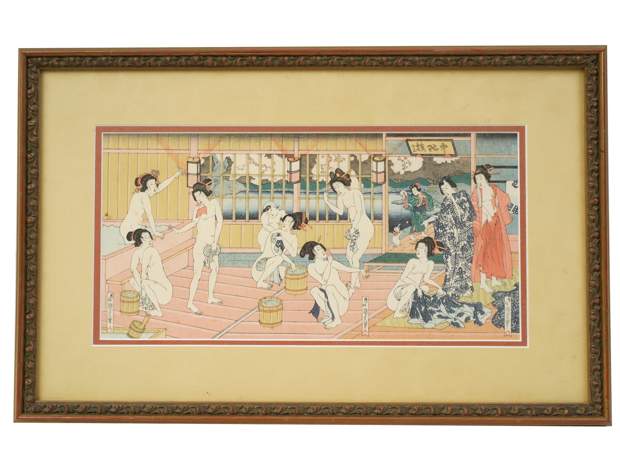 A JAPANESE WOODBLOCK PRINT BY UTAGAWA KUNISADA II