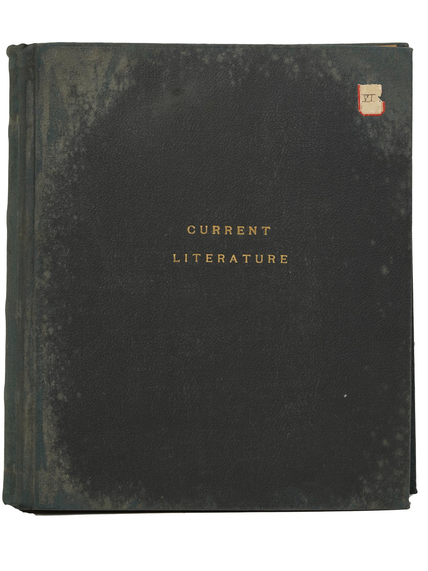 A LARGE VINTAGE CURRENT LITERATURE SCRAPBOOK PIC-0