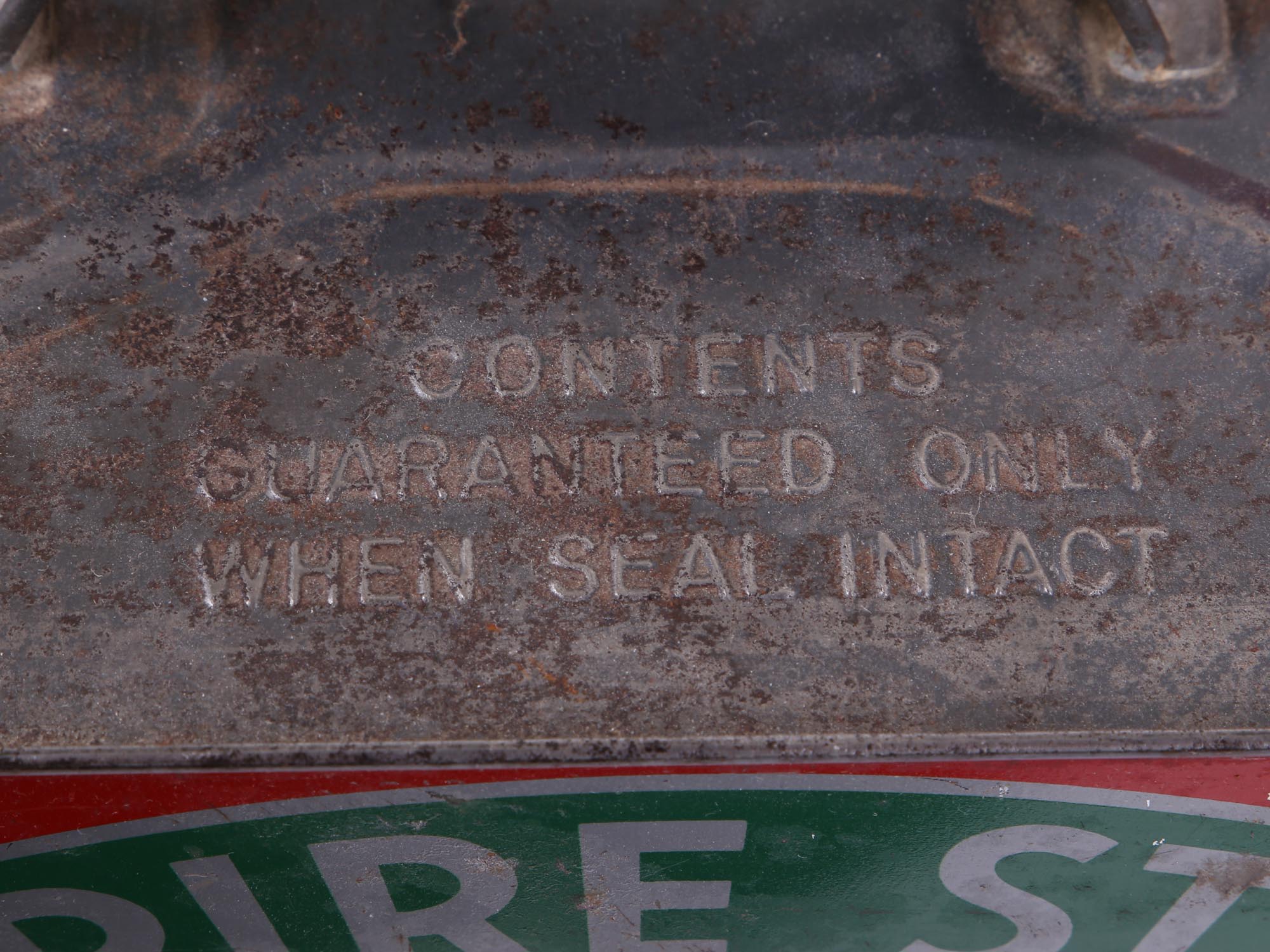 A COLLECTION OF SIX VINTAGE OIL CANS PIC-7