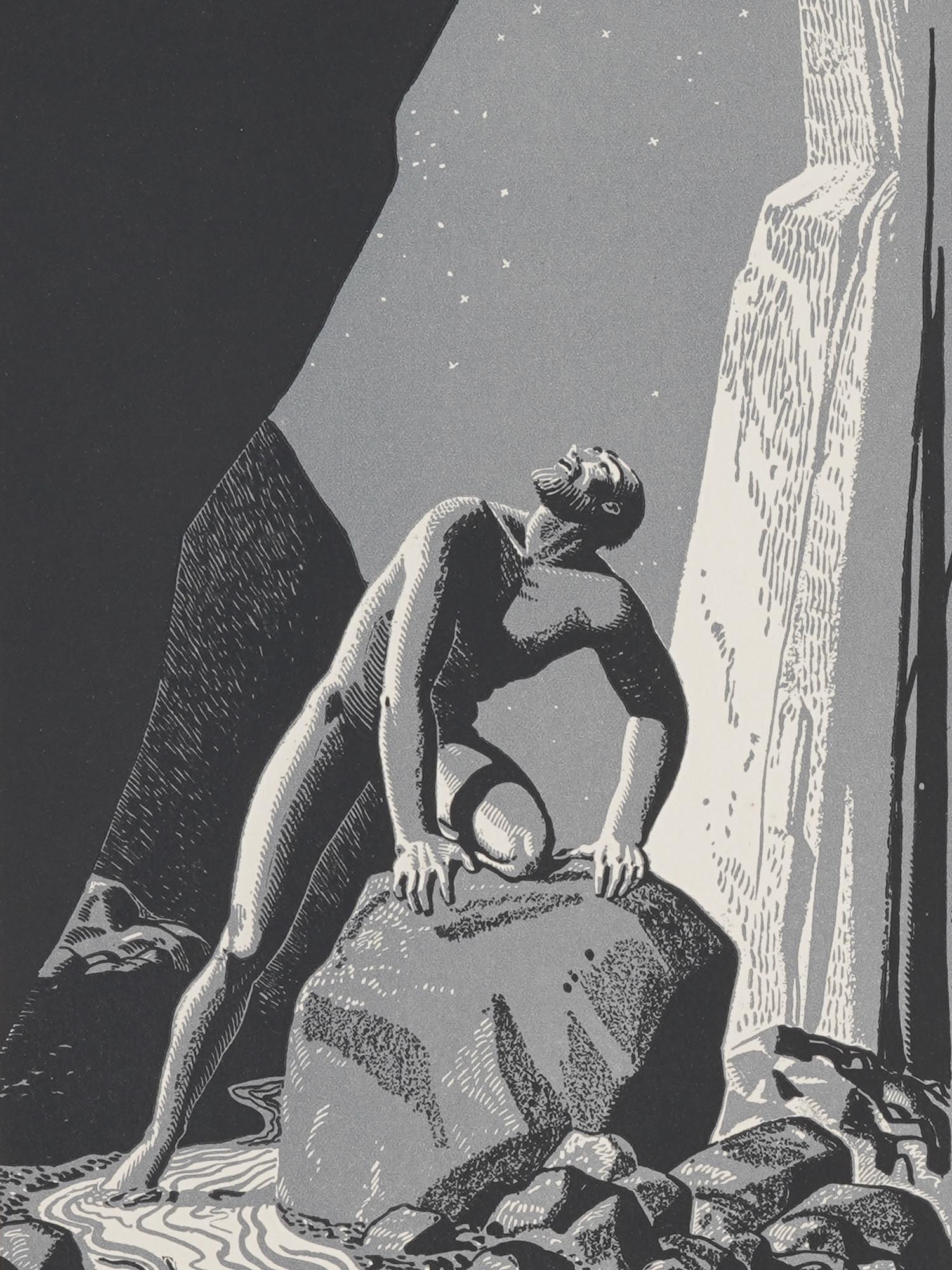 A PAIR OF ROCKWELL KENT VINTAGE LITHOGRAPH PRINTS PIC-2