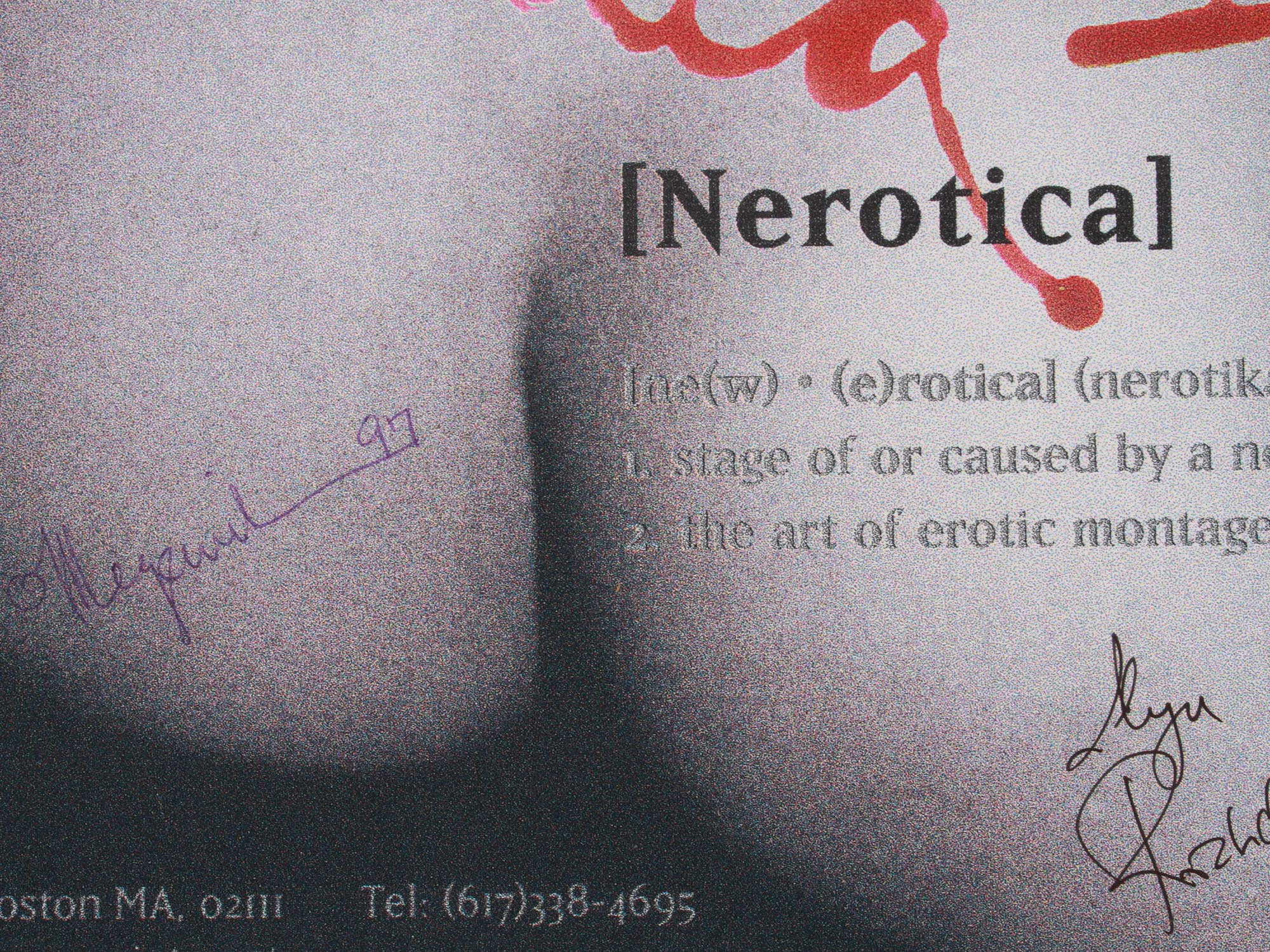 VINTAGE POSTER NEROTICA SIGNED I. ROZHDESTVENSKY PIC-2