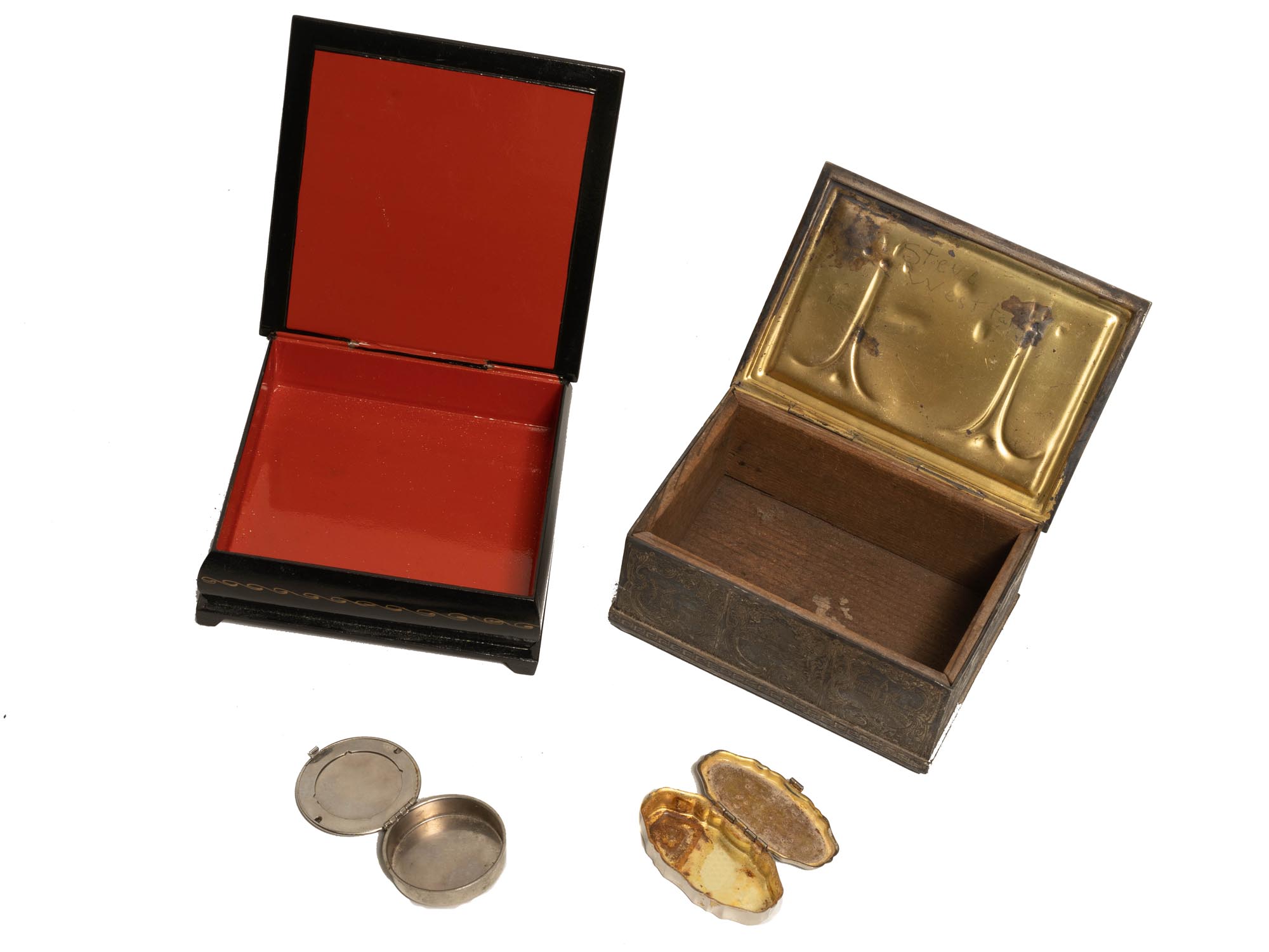A RUSSIAN AND OTHER TRINKET AND PILL BOXES PIC-5
