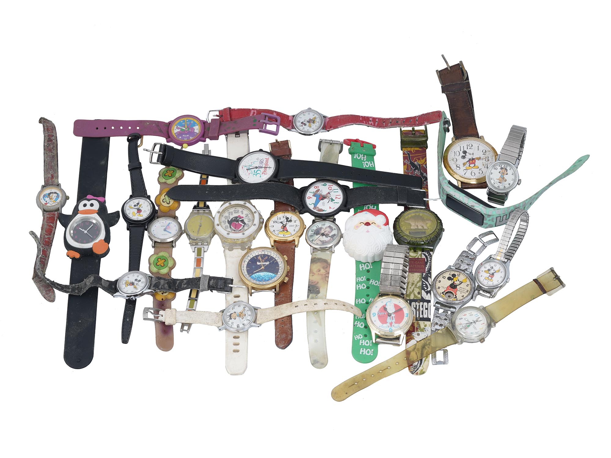 LARGE COLLECTION OF VINTAGE MODERN WRIST WATCHES PIC-0