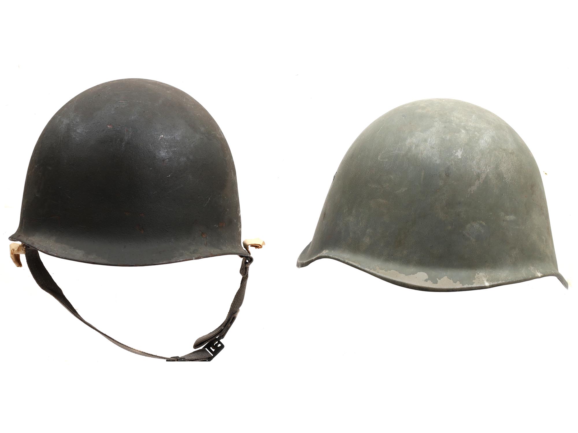 AN ORIGINAL U.S. M1 HELMET PIC-0