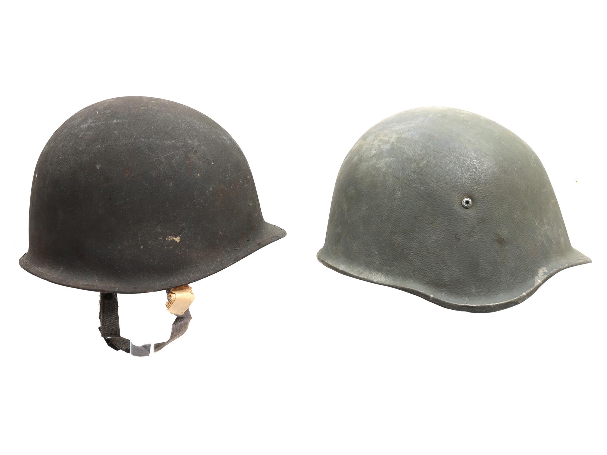 AN ORIGINAL U.S. M1 HELMET PIC-2