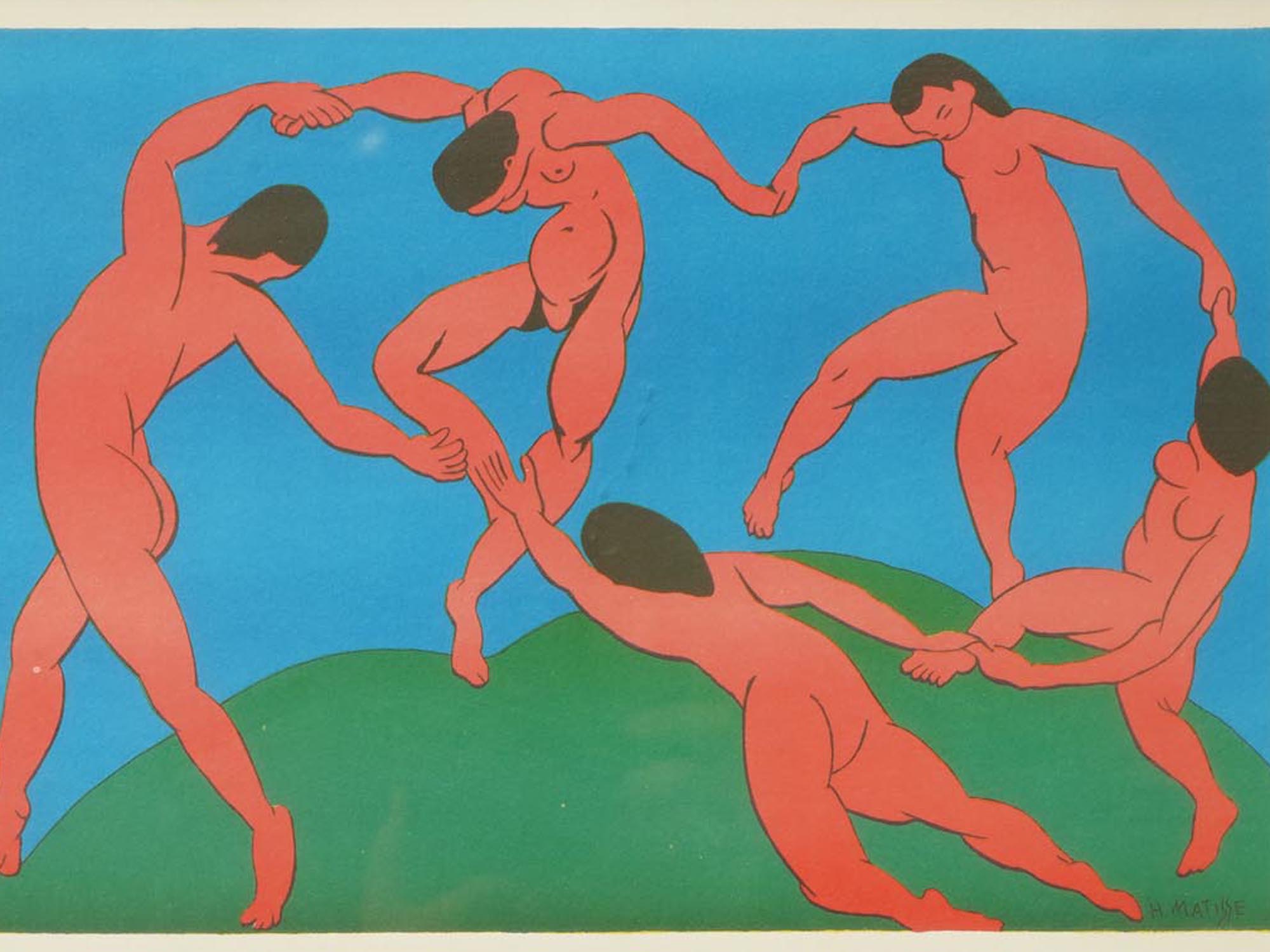 AFTER HENRI MATISSE DANCE PRINT SHERIDAN GALLERY PIC-1