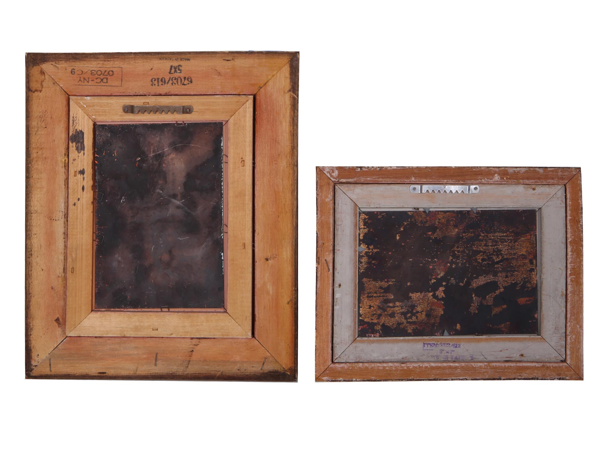 TWO ENAMEL PAINTINGS ON COPPER, FLEMING & JARDINE PIC-5