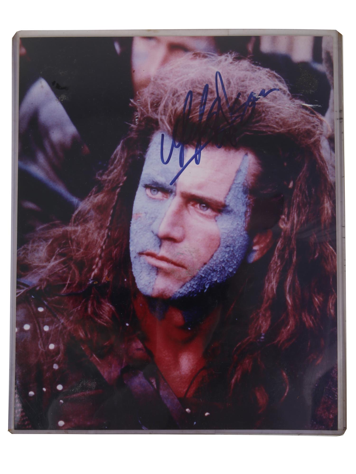 MEL GIBSON SIGNED BRAVEHEART PHOTO POSTERS PIC-3