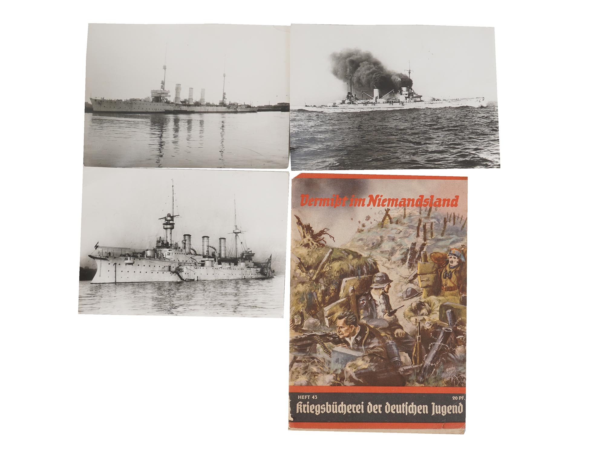 LOT OF WWII GERMAN BLACK AND WHITE PHOTO BROCHURE PIC-0