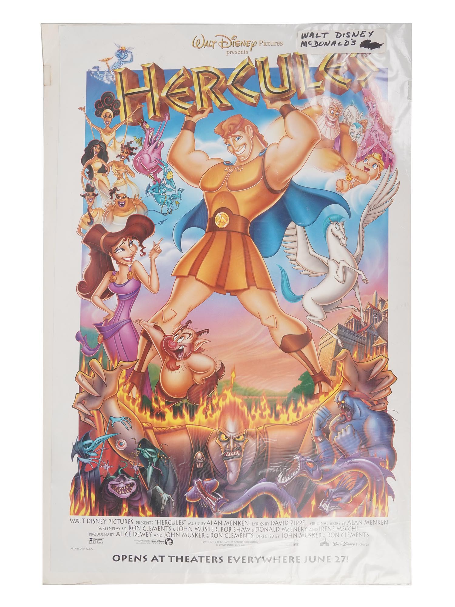 DISNEY CARTOON ART POSTERS HERCULES NINJA TURTLES PIC-2