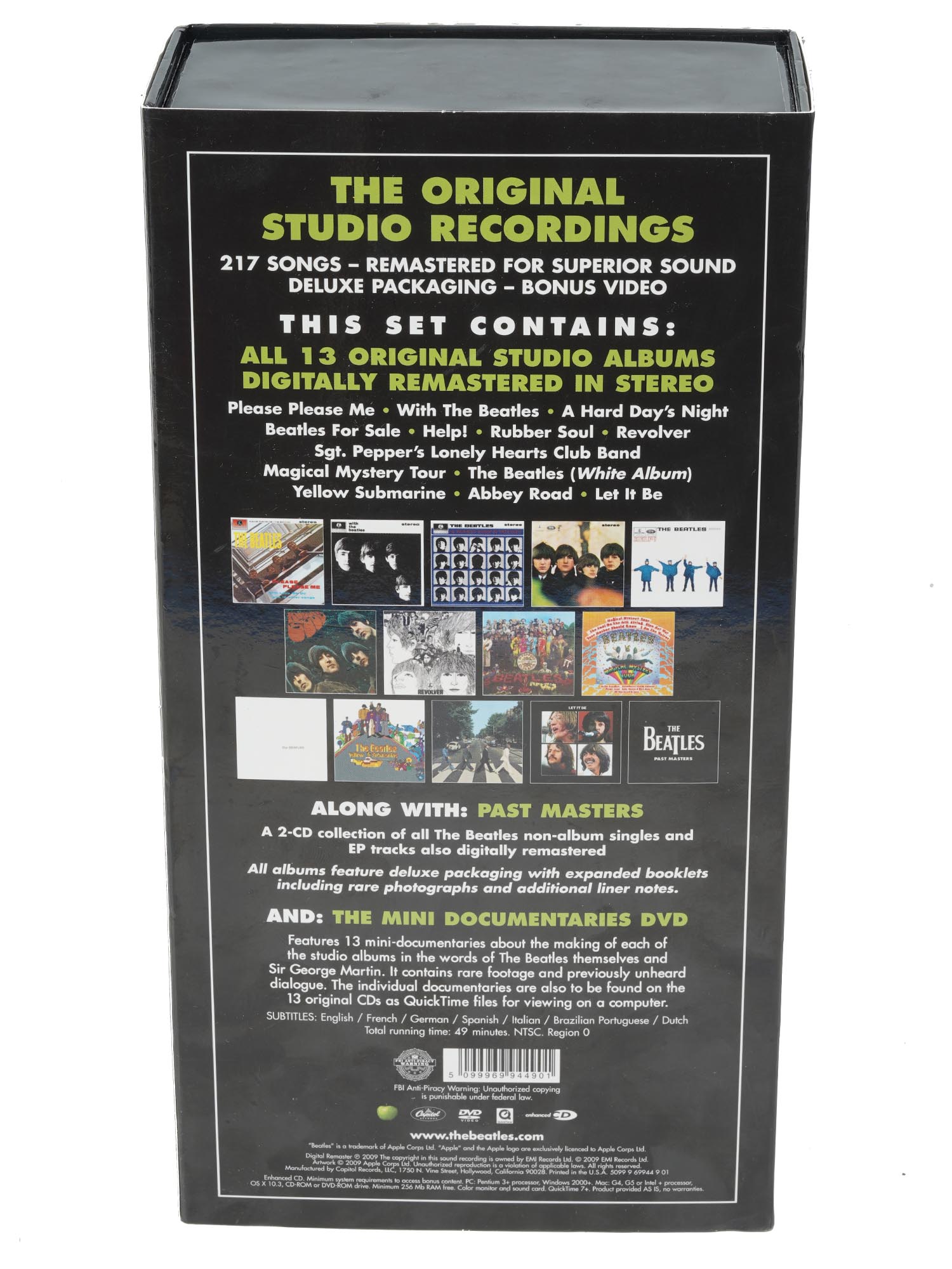 BEATLES ORIGINAL STUDIO RECORDINGS STEREO BOX SET PIC-2