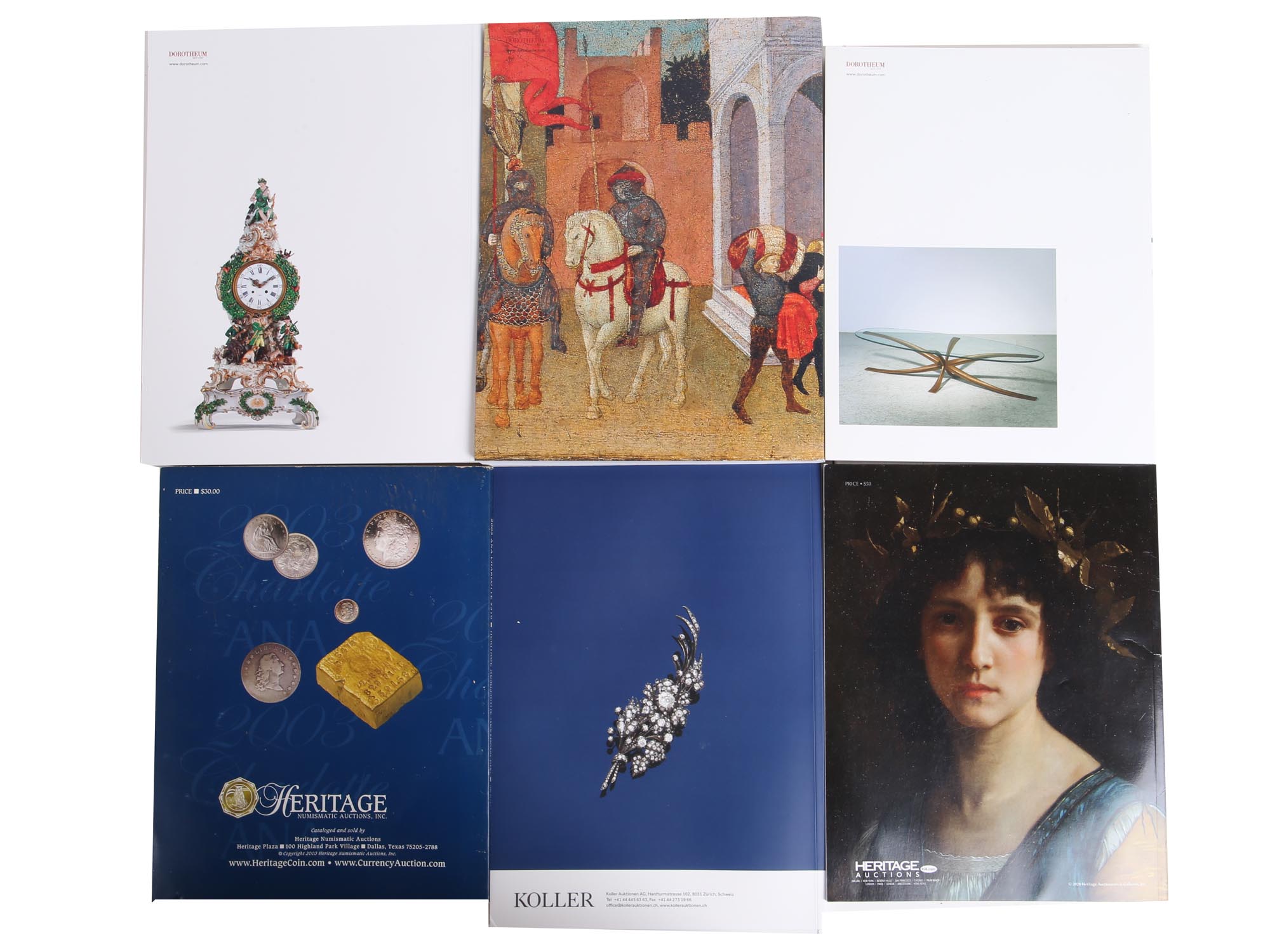 COLLECTION OF ART AUCTION CATALOGS AND BOOKS PIC-1