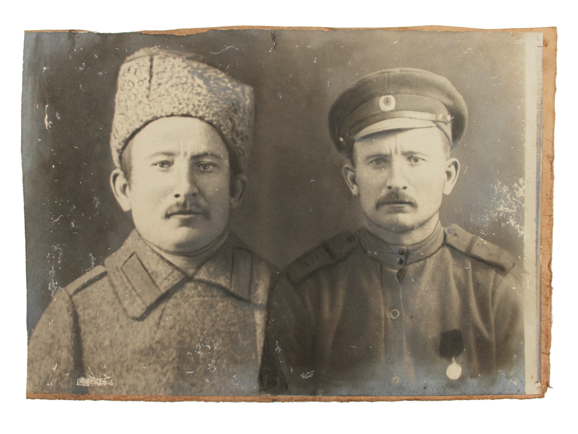 A SET OF THREE ANTIQUE RUSSIAN PHOTOS PIC-2