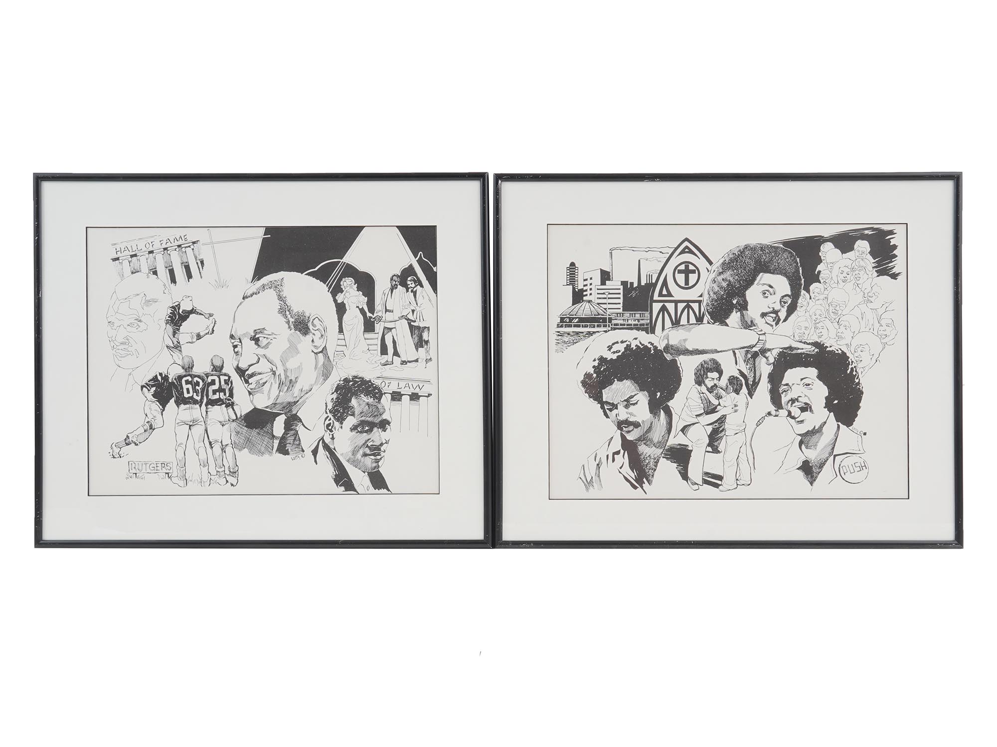 1970S AFRICAN AMERICAN ART PRINTS SIGNED LETTY PIC-2