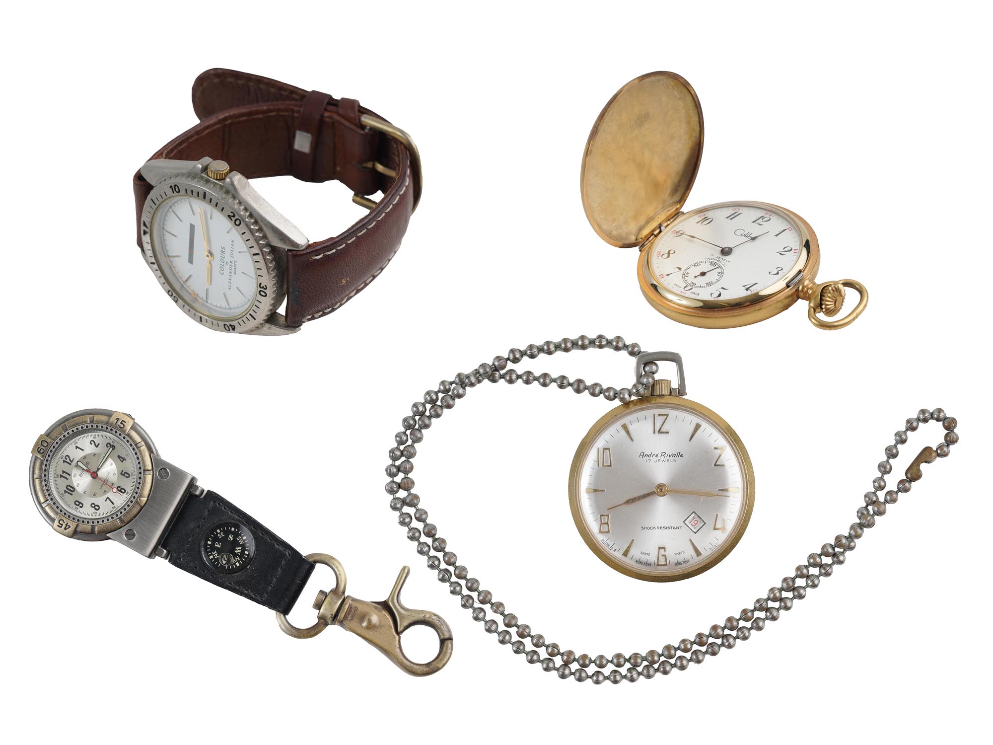 POCKET AND WRIST WATCHES BY ANDRE RIVALLE COLIBRI PIC-0