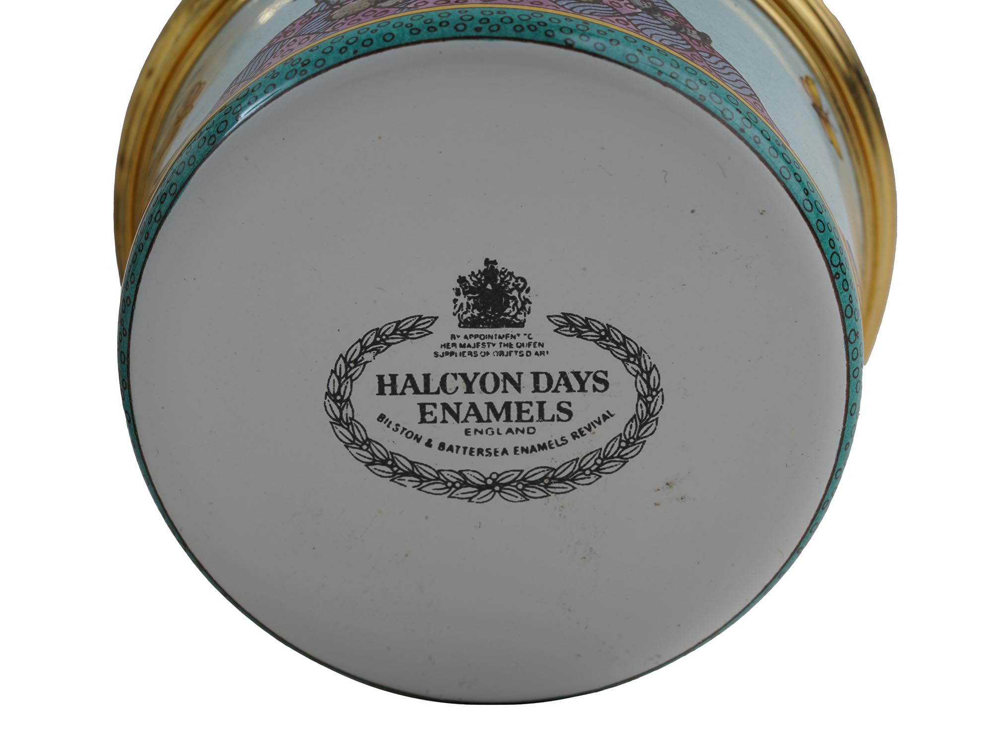 VINTAGE ENAMEL BOXES BY HALCYON DAYS ENAMELS IOB PIC-9