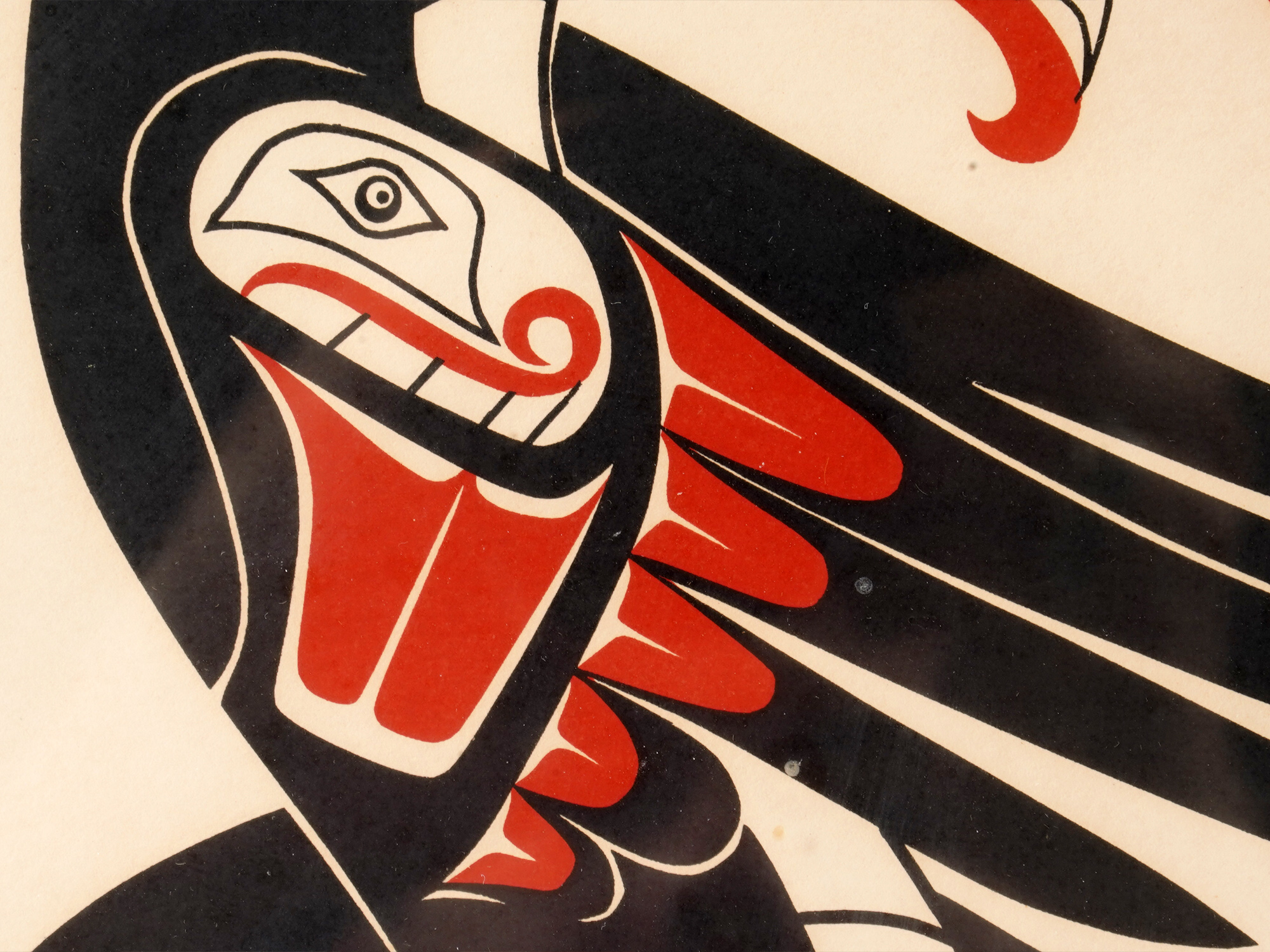 HAIDA TRIBAL ART PRINT SERPENT BY DOUG LAFORTUNE PIC-4