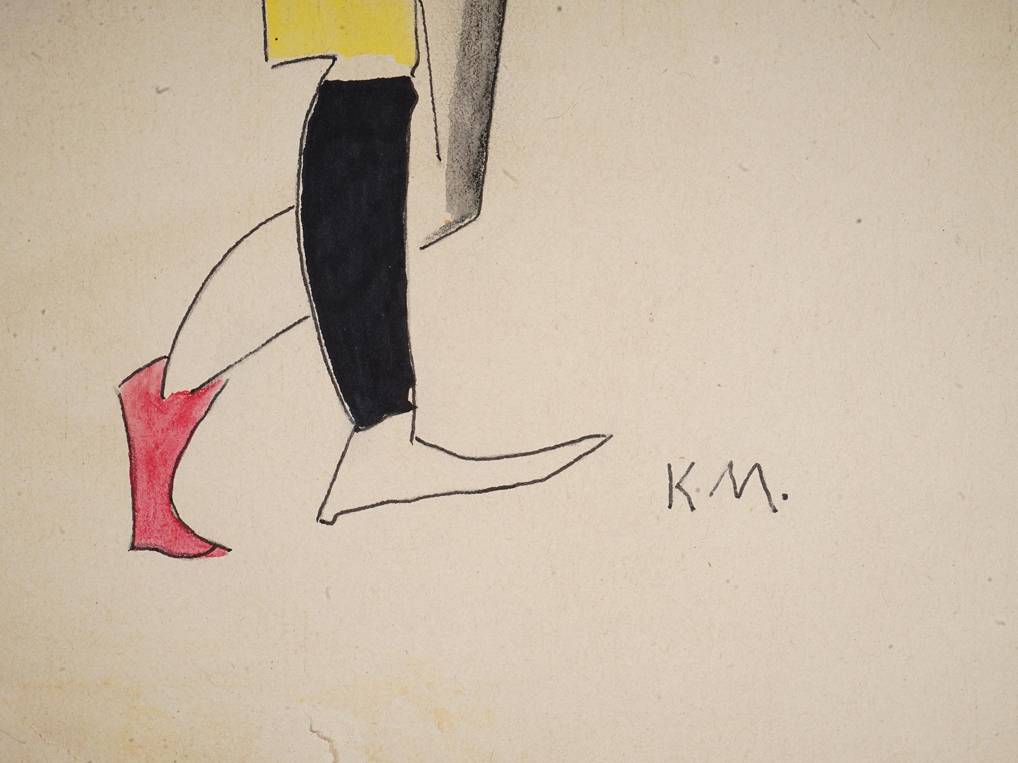 RUSSIAN PAINTING ATTR TO KAZIMIR MALEVICH PIC-2
